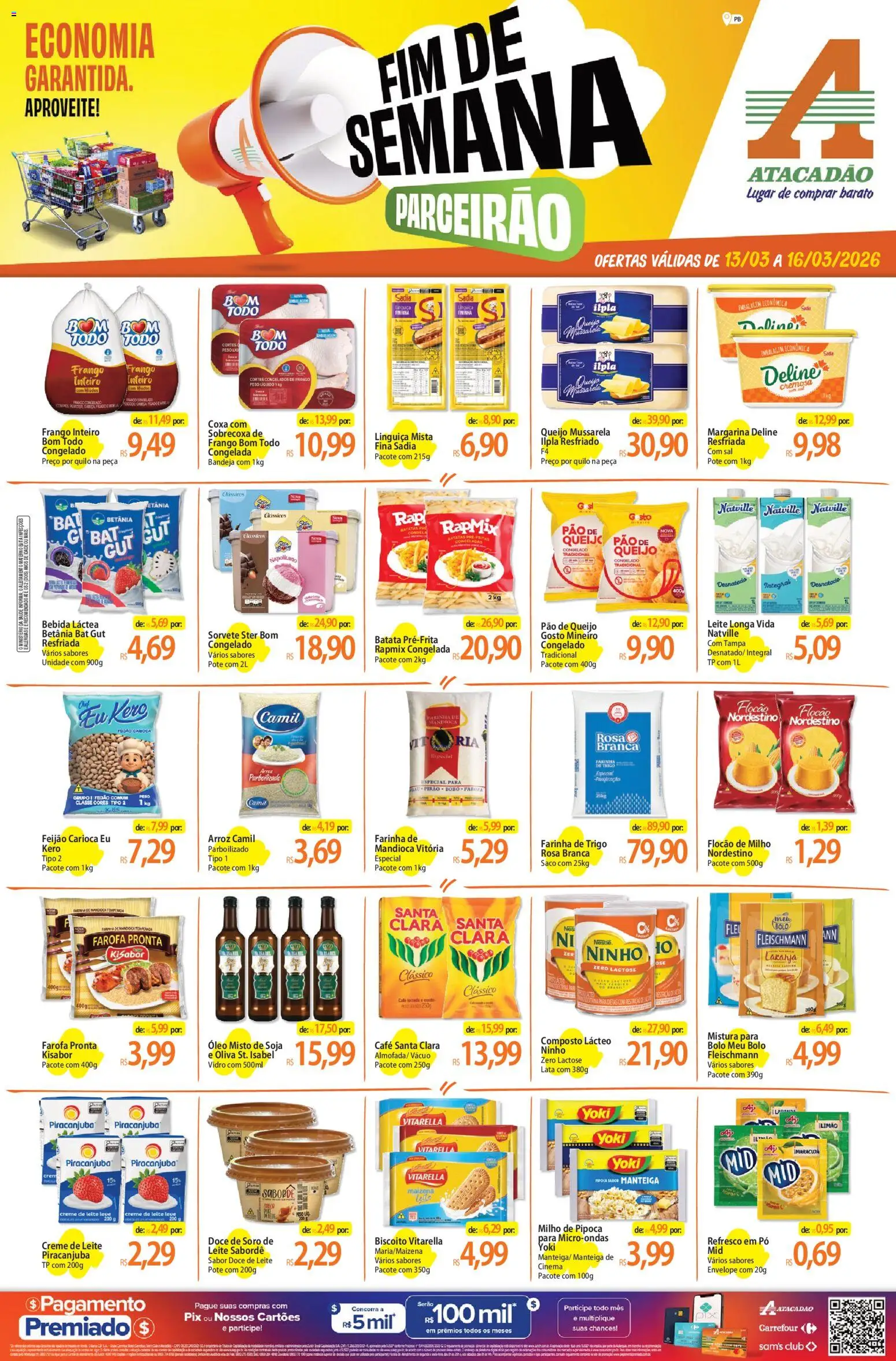 Pré-Visualização do folheto "Atacadão ofertas - PB" da loja Atacadão válido a partir de 13/03/2026