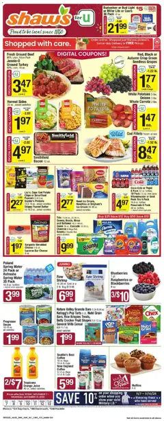 Ad Preview of Shaw's Weekly Ad - MA from 11/07/2025