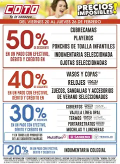 Vista previa del folleto de la tienda Coto válido desde el 20/02/2026 