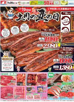 マエダの2025/07/18から2025/07/21までのチラシはここチラシ