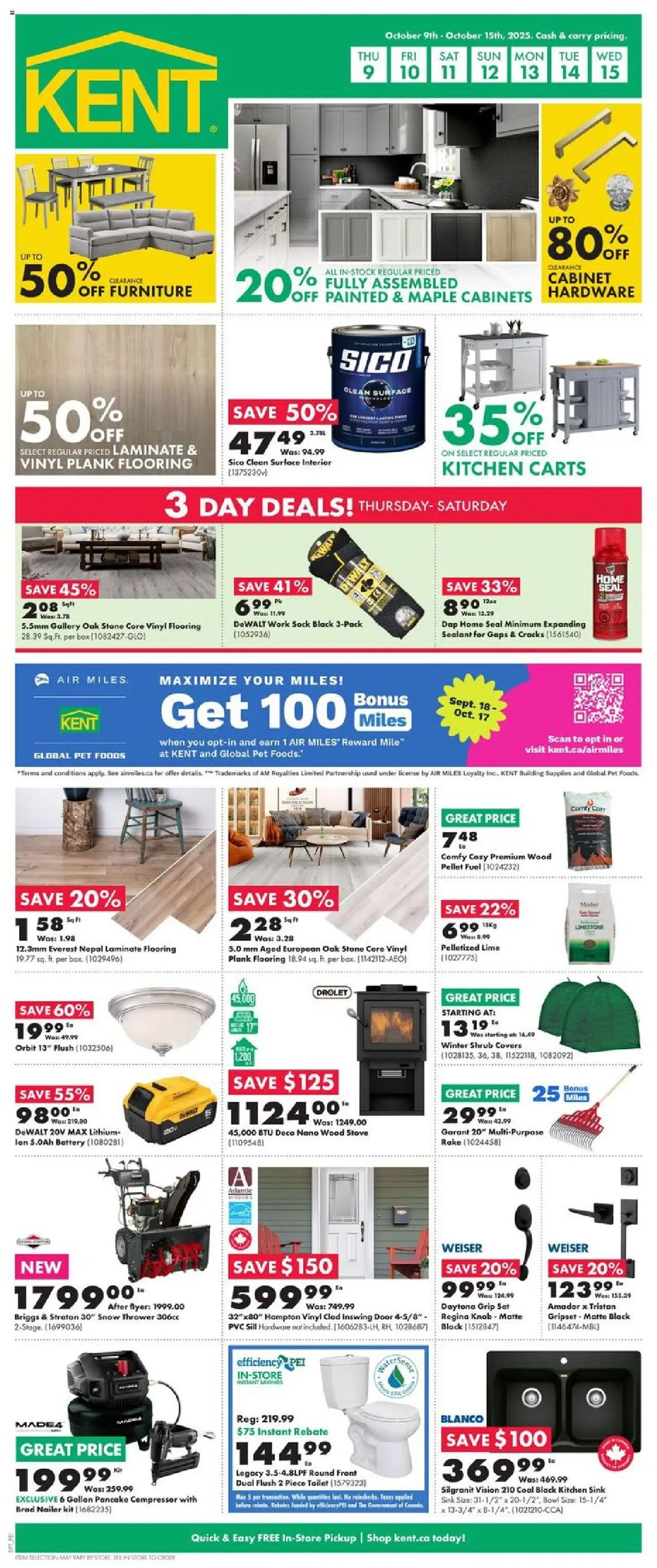 Kent flyer valid from Oct 09, 2025 - page number 1
