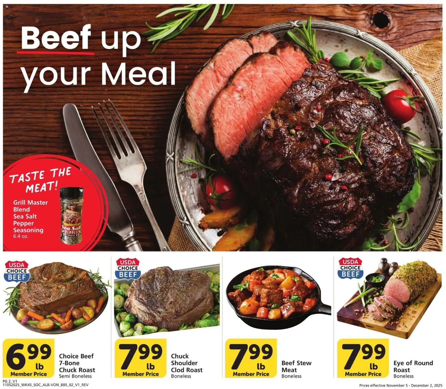 Ad Preview of Vons Big Book of Savings from 11/05/2025