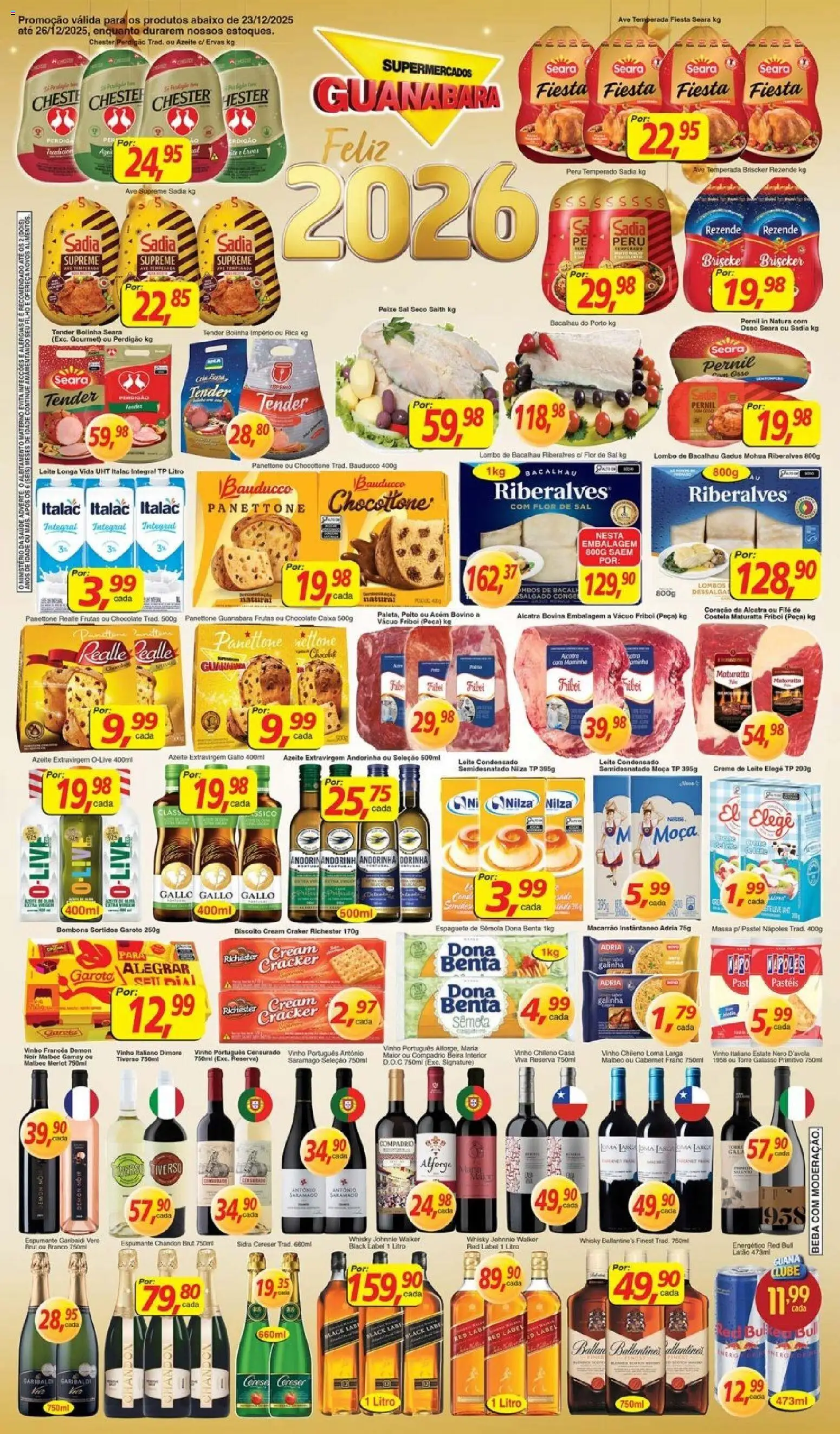 Pré-Visualização do folheto "Encarte" da loja Supermercados Guanabara válido a partir de 23/12/2025