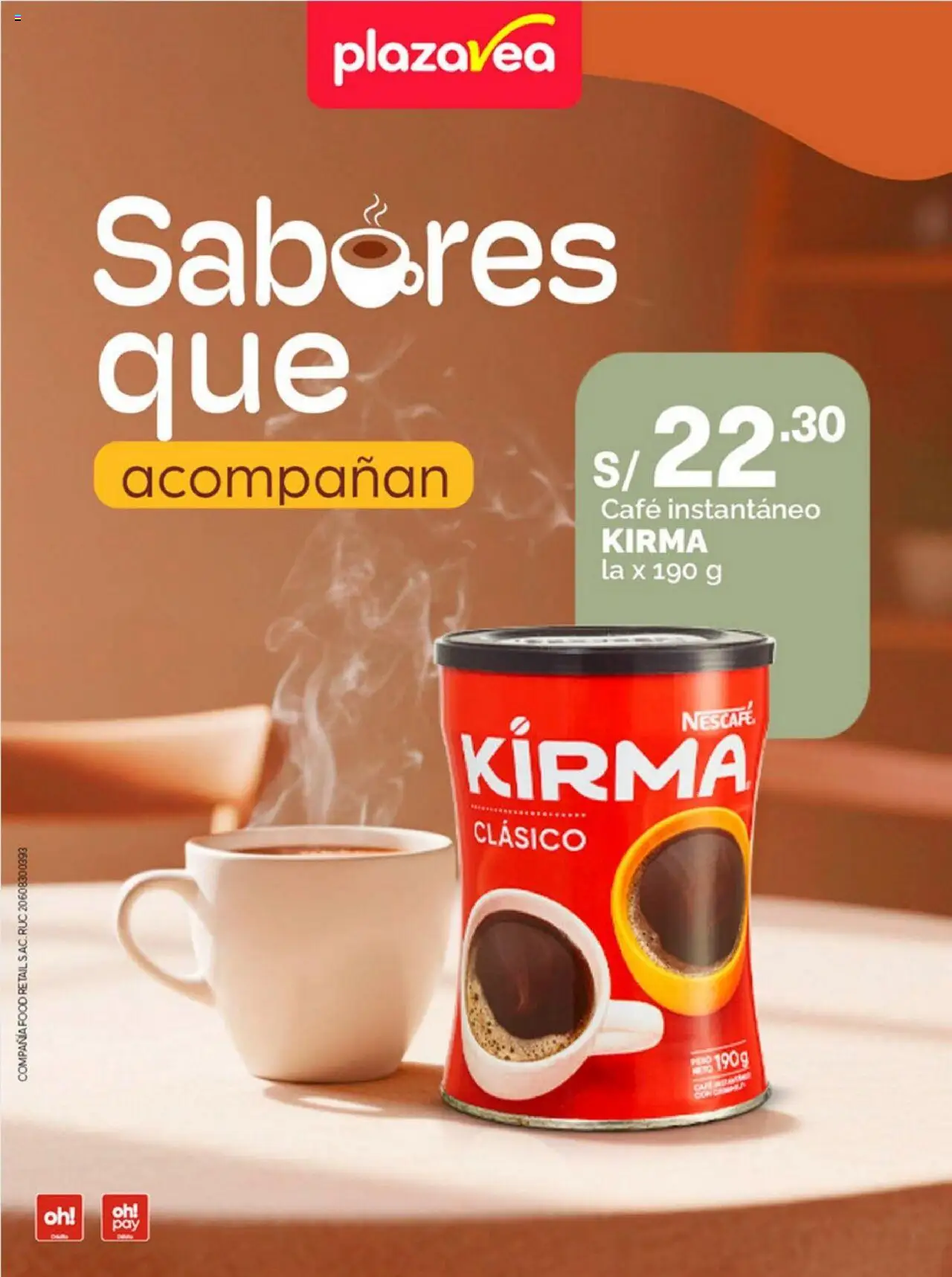 Plaza Vea Inserto Café E Infusiones (18/08/2025 - 31/08/2025) - ofertas de hoy - número de página 1