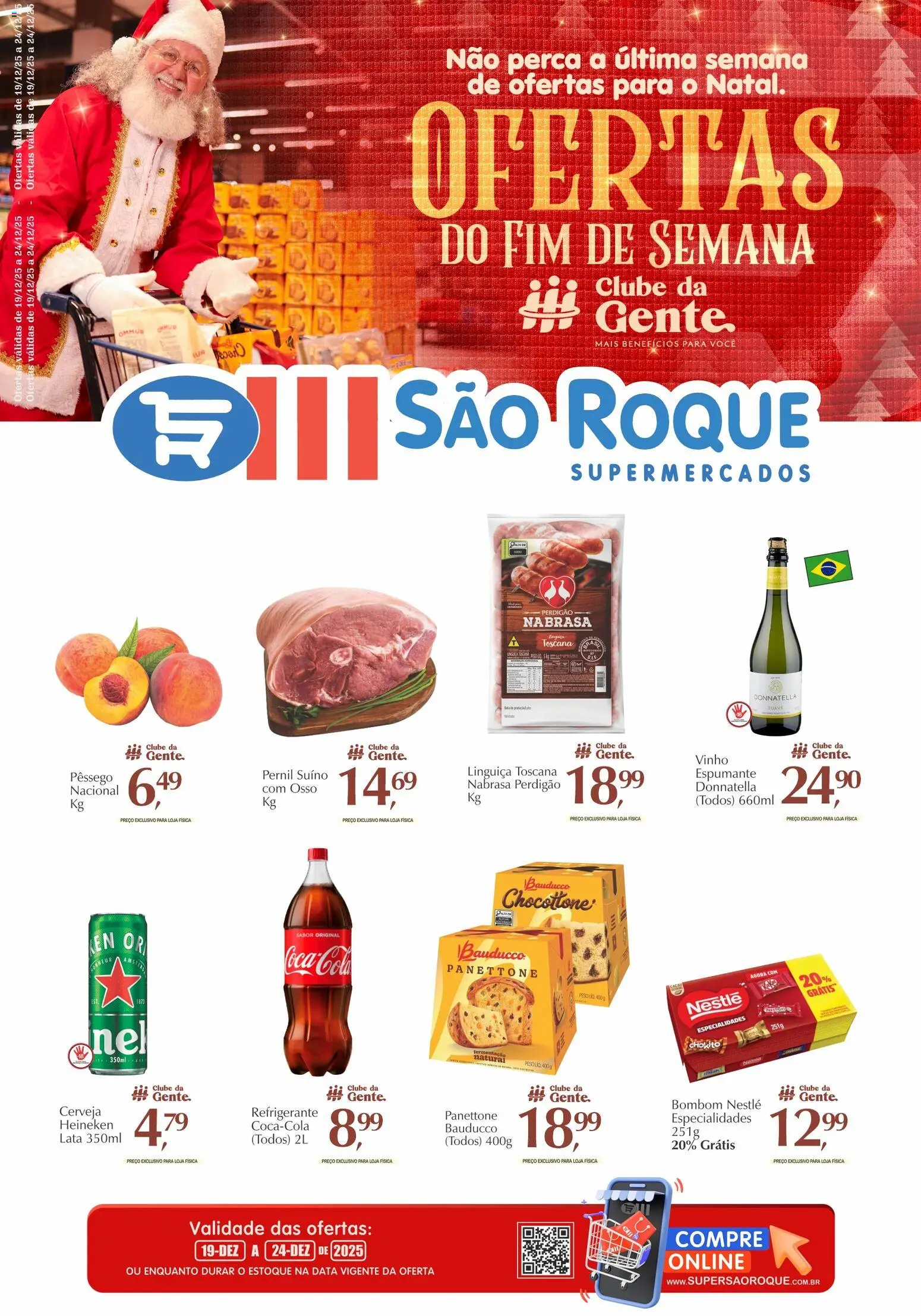 Pré-Visualização do folheto "Ofertas da semana" da loja São Roque Supermercados válido a partir de 19/12/2025