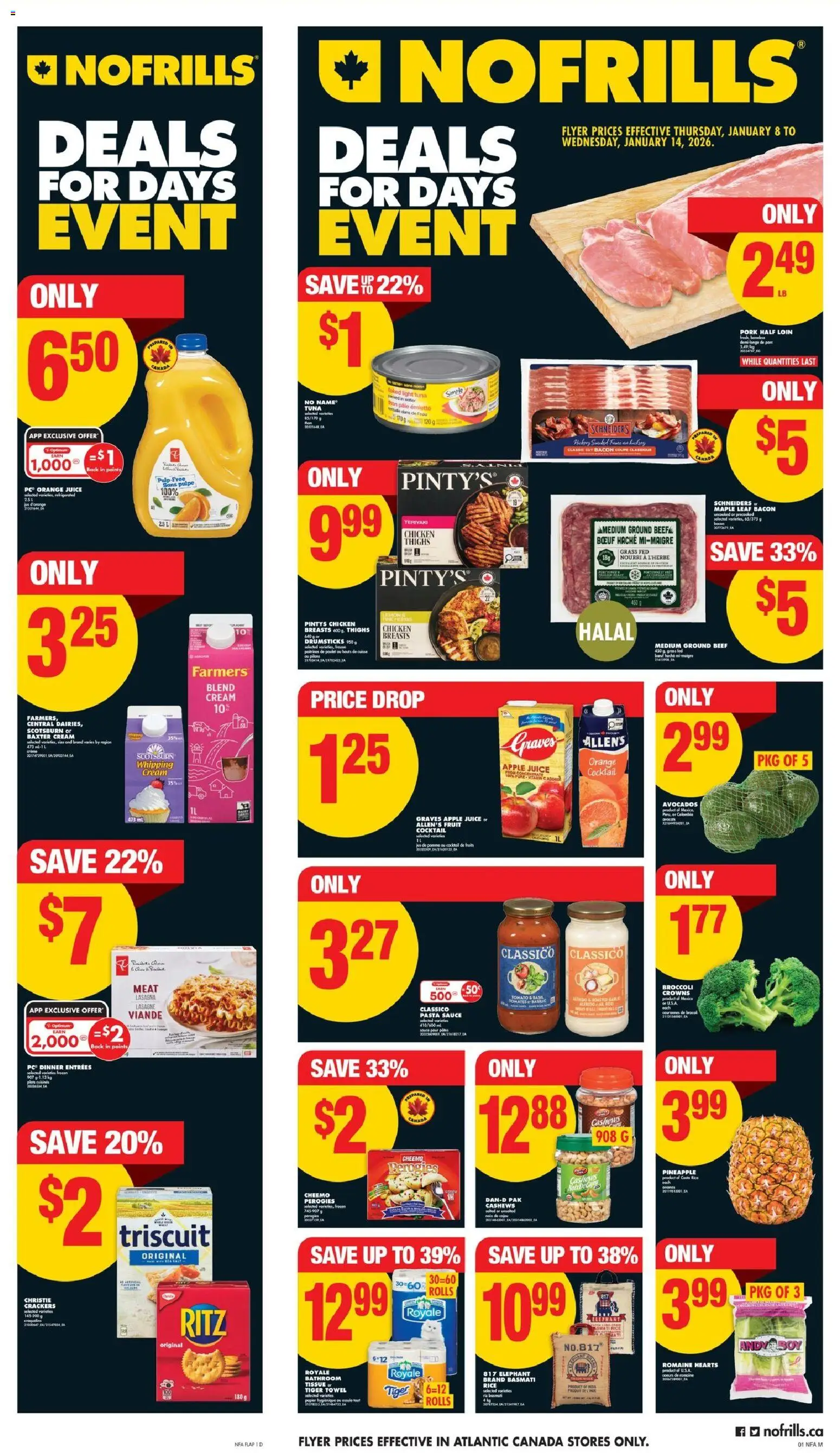 Preview of leaflet Weekly Flyer - NS from shop No Frills is valid from Jan 08, 2026