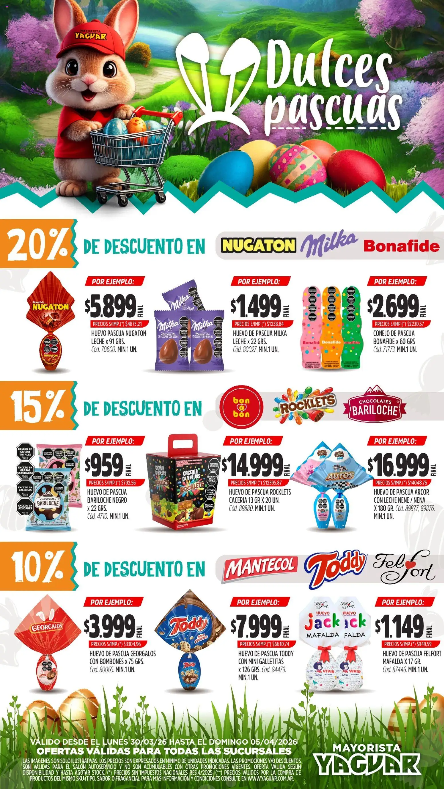 Vista previa del folleto de la tienda Yaguar válido desde el 30/03/2026 