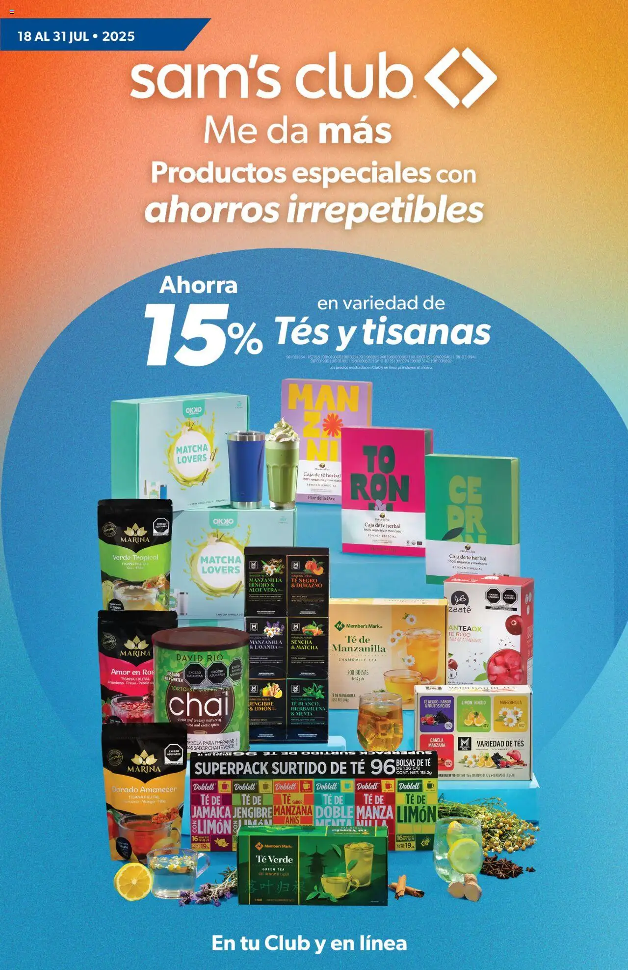 Catálogo Sam's Club y sus promociones válidas desde el 18/07/2025 - Número de página 1