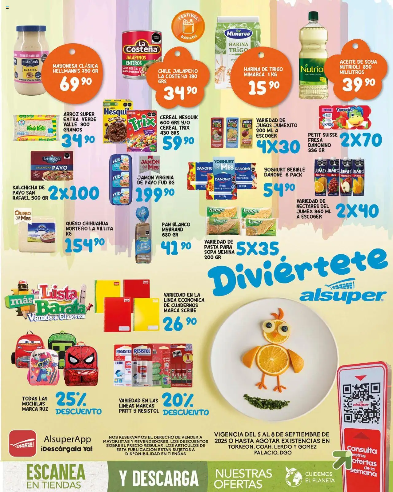 Folleto - Laguna Alsuper y sus promociones válidas desde el 05/09/2025 - Número de página 1