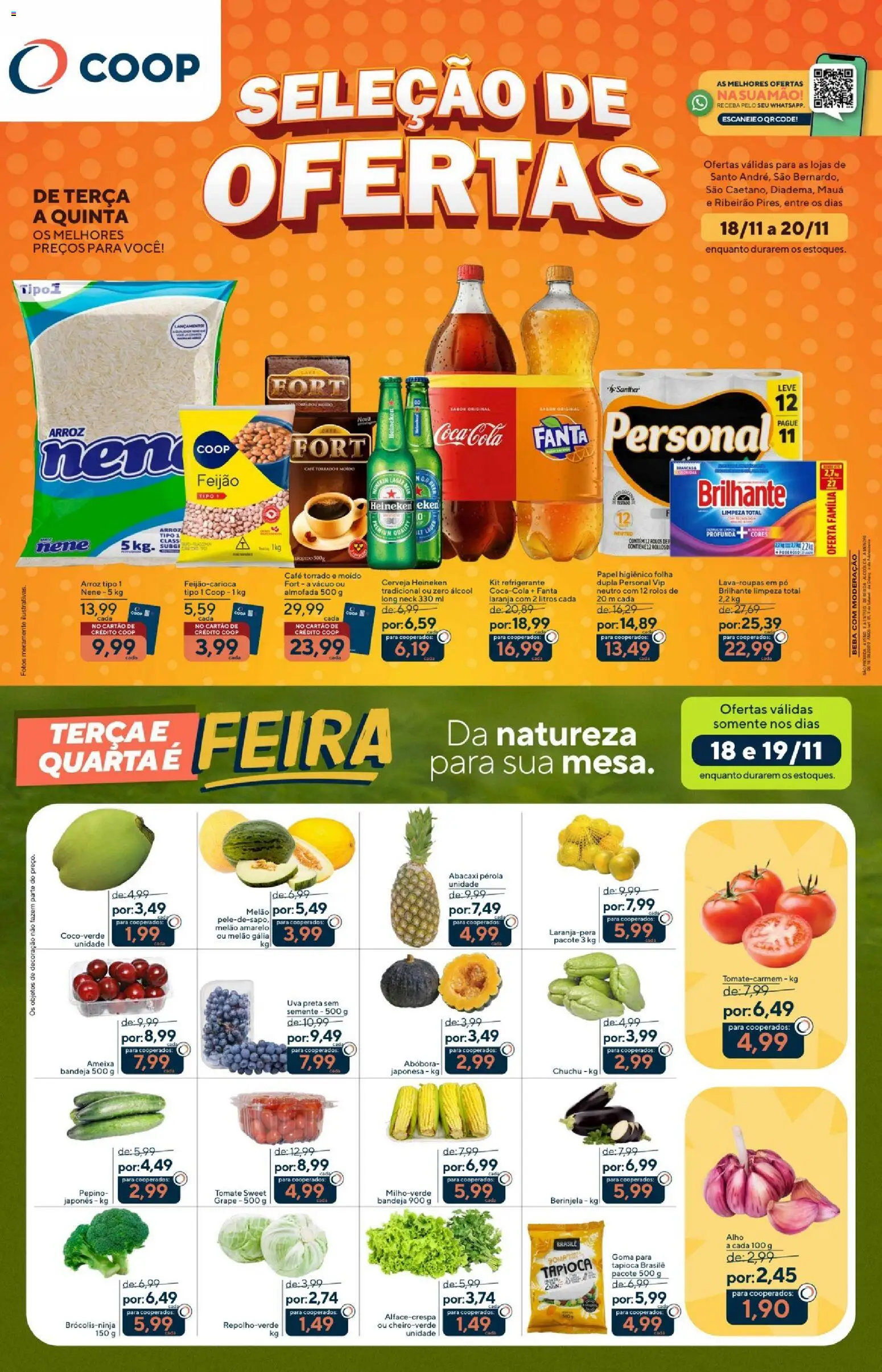 Pré-Visualização do folheto "Ofertas da semana" da loja Coop válido a partir de 18/11/2025