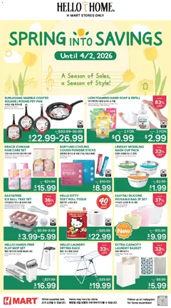 Ad Preview of Hmart Hmart HOUSEWARE SALE - New York & New Jersey from 03/27/2026