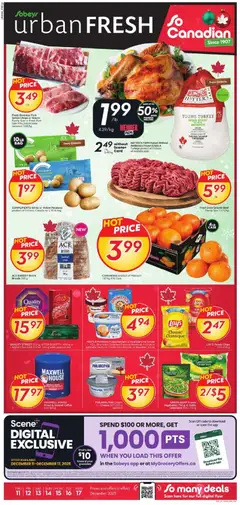 Preview of leaflet Weekly Flyer - Urban Fresh from shop Sobeys is valid from Dec 11, 2025
