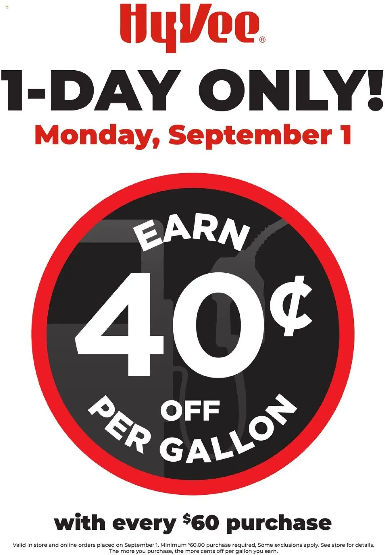 HyVee Special Sales from 09/01/2025 - Flyer - Page number 1