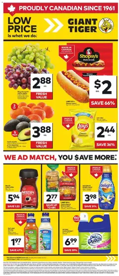 Preview of leaflet Weekly Flyer from shop Giant Tiger is valid from Jul 30, 2025