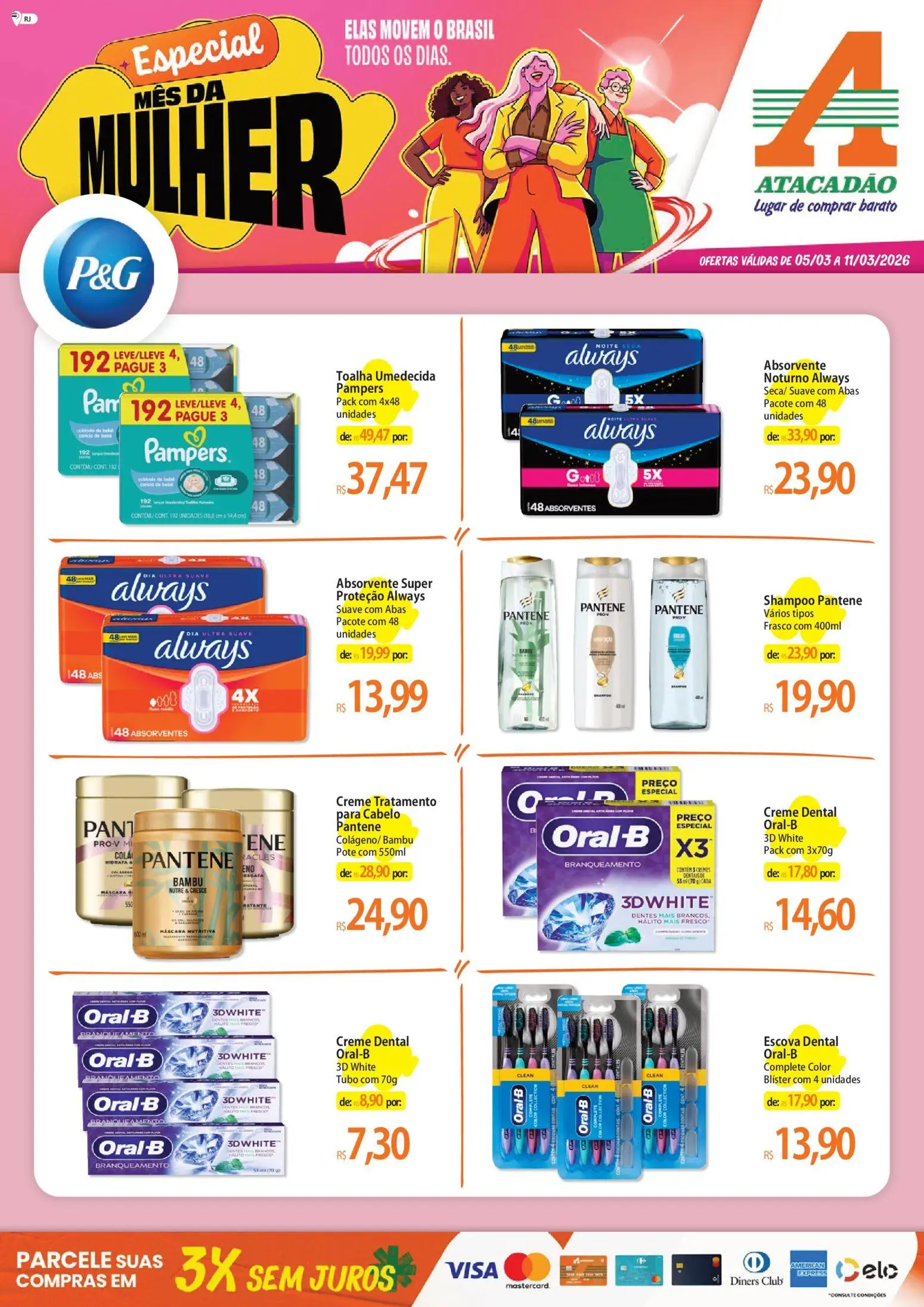 Pré-Visualização do folheto "Atacadão ofertas - RJ" da loja Atacadão válido a partir de 05/03/2026