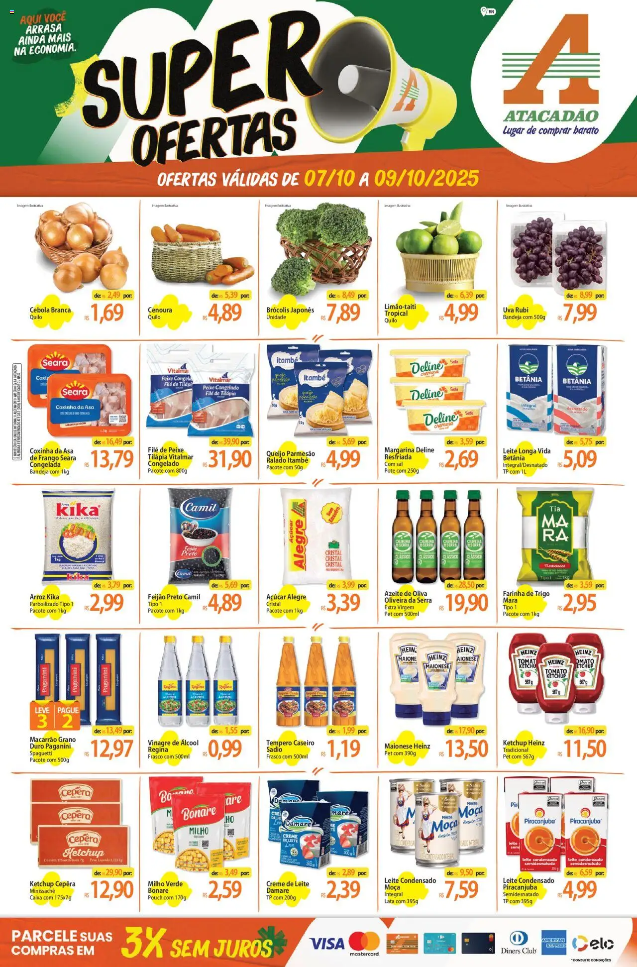 Atacadão folheto "Ofertas - RN" válido a partir de 07/10/2025 - número de página 1