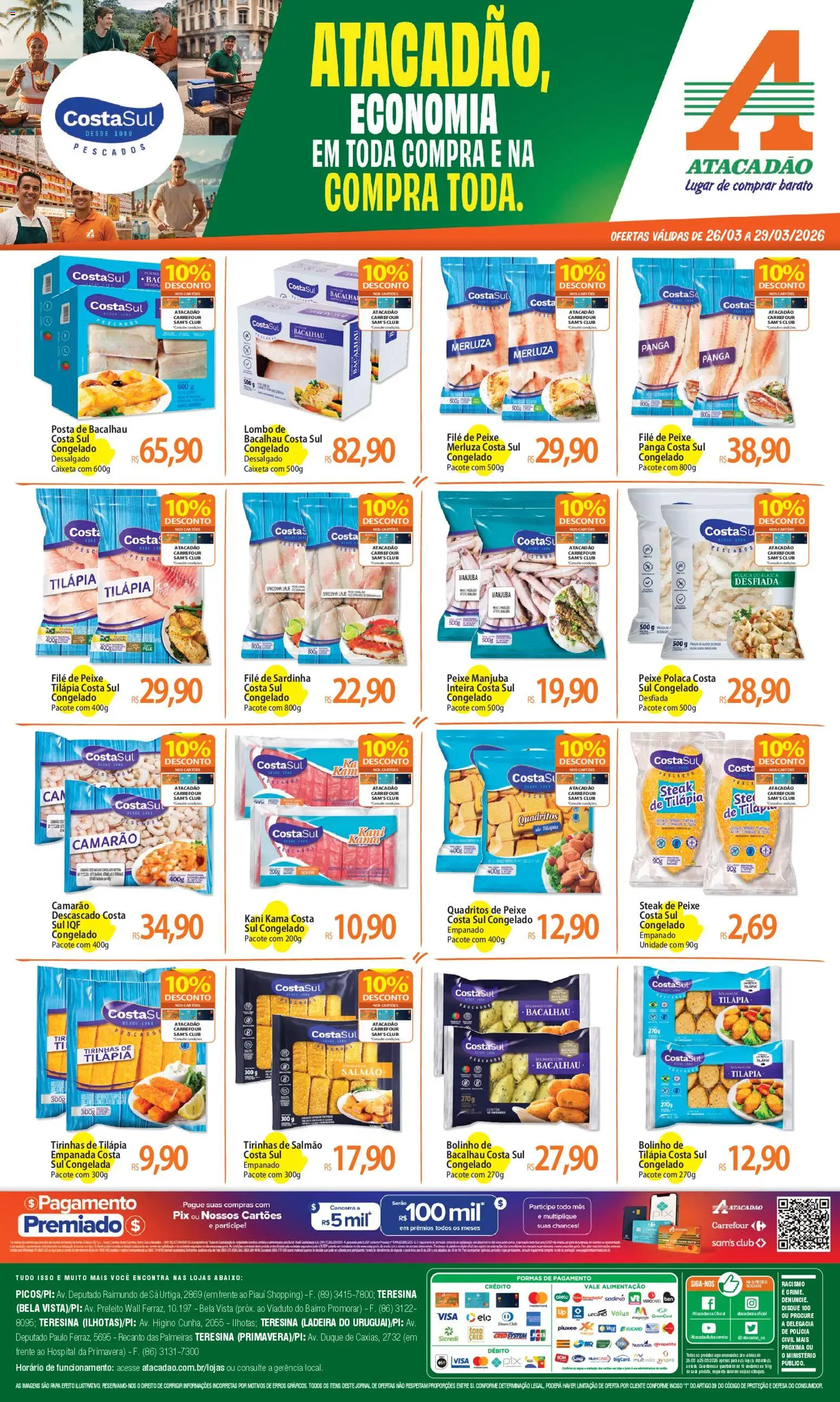 Pré-Visualização do folheto "Atacadão ofertas - PI" da loja Atacadão válido a partir de 25/03/2026