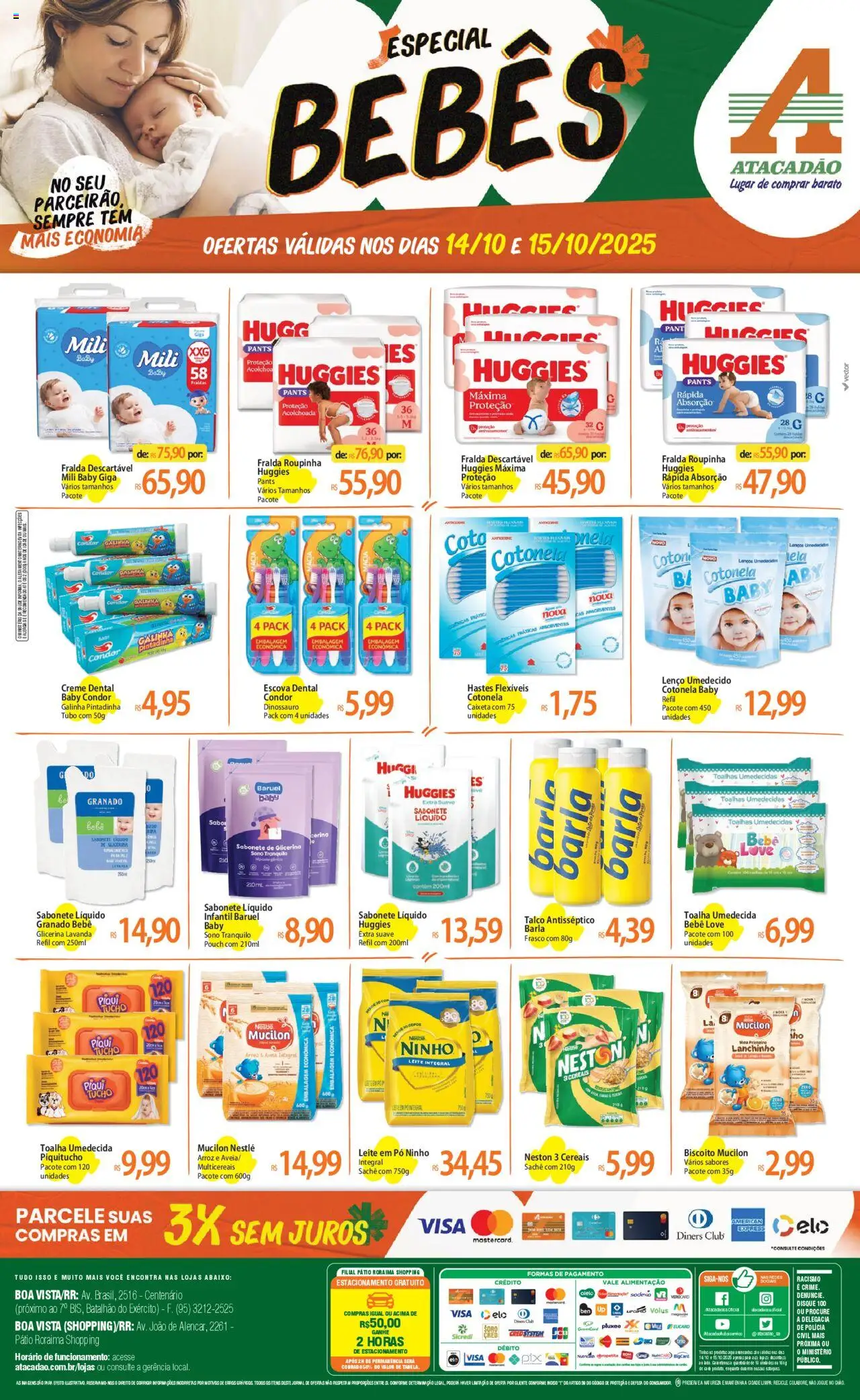 Atacadão folheto "Ofertas - RR" válido a partir de 14/10/2025 - número de página 1