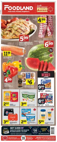 Preview of leaflet Weekly Flyer - NL from shop Foodland is valid from Aug 07, 2025