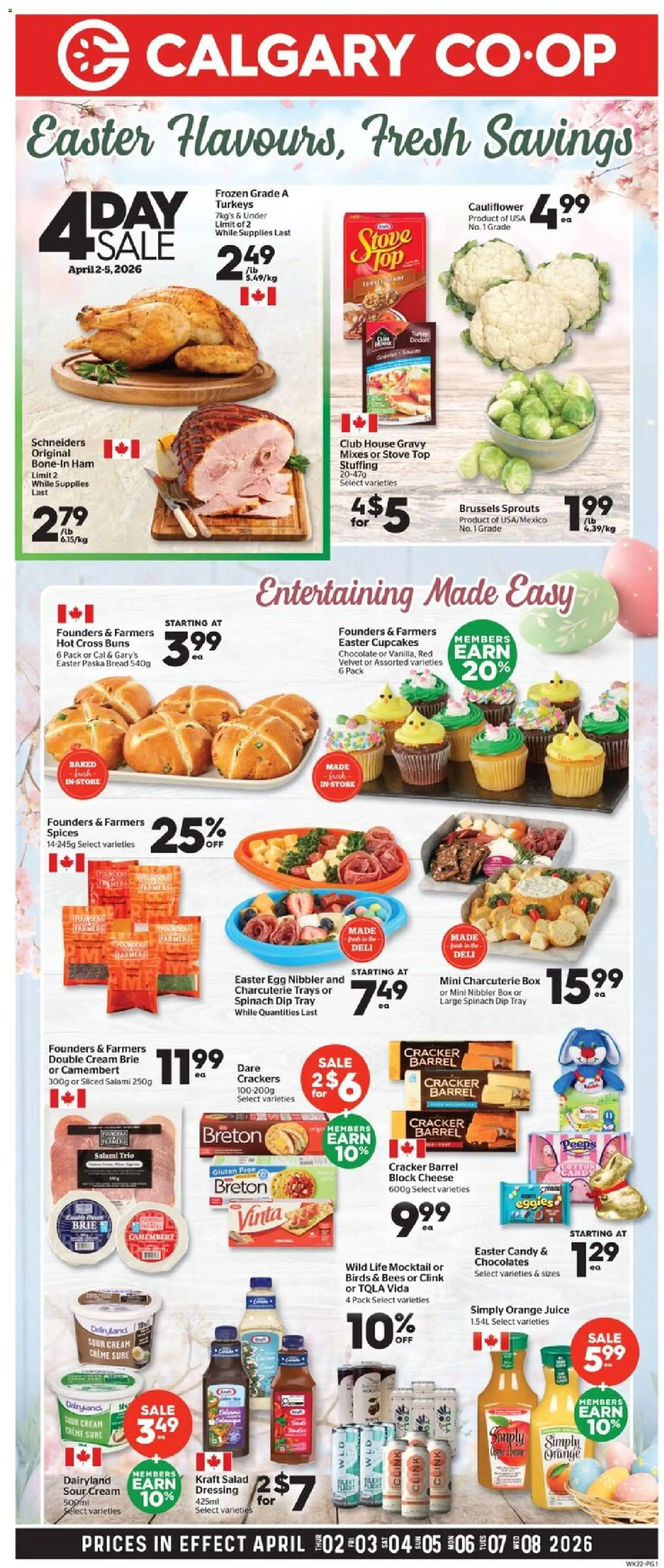 Preview of leaflet Calgary Co-op weekly flyer / circulaire from shop Calgary Co-op is valid from Apr 02, 2026