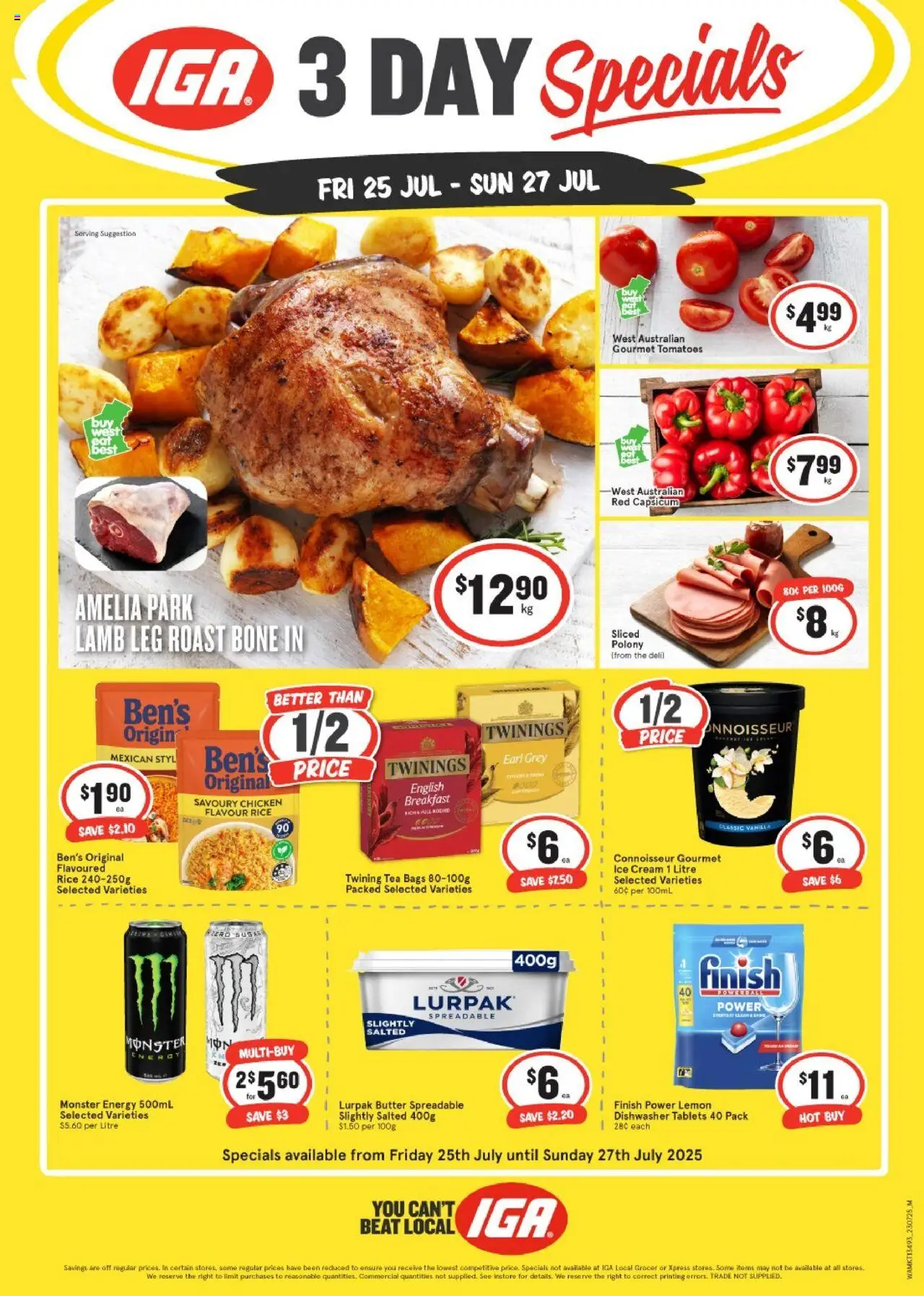 IGA catalogue valid from 25/07/2025 - page 1