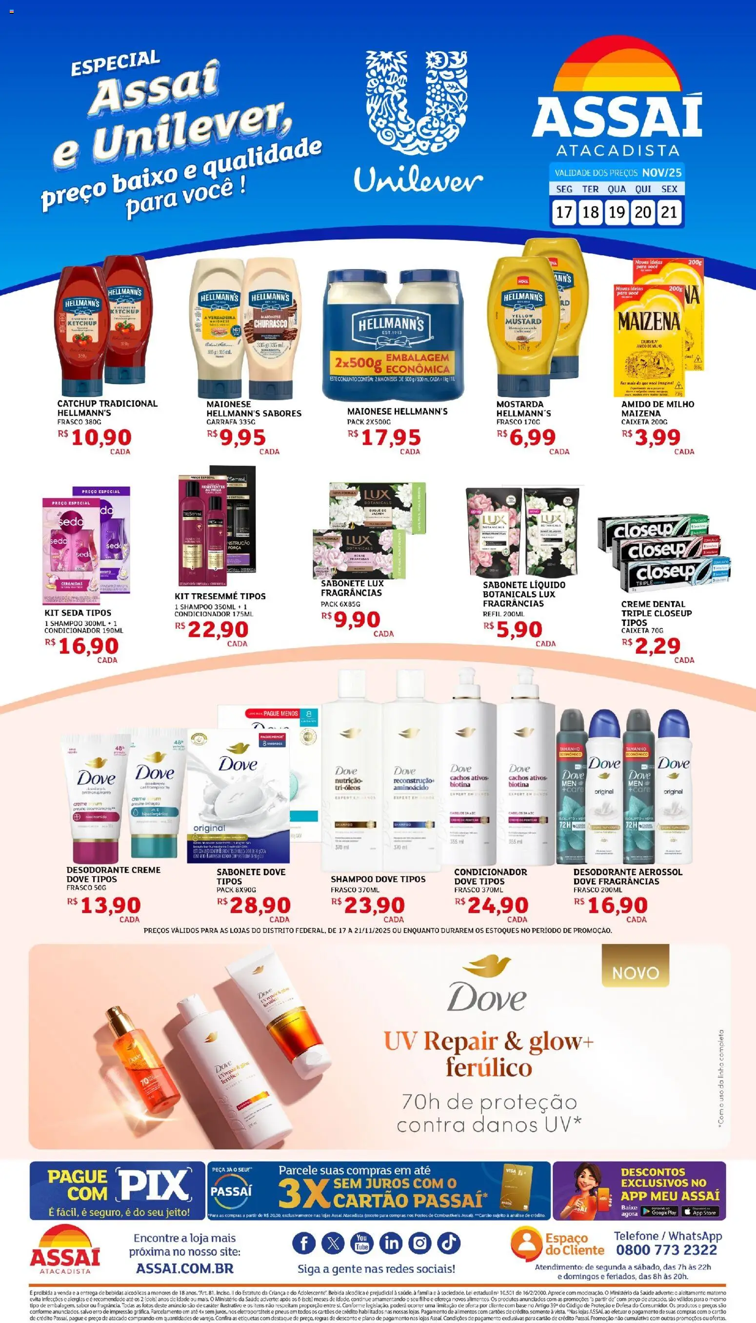 Pré-Visualização do folheto "Encarte - DF" da loja Assaí Atacadista válido a partir de 17/11/2025