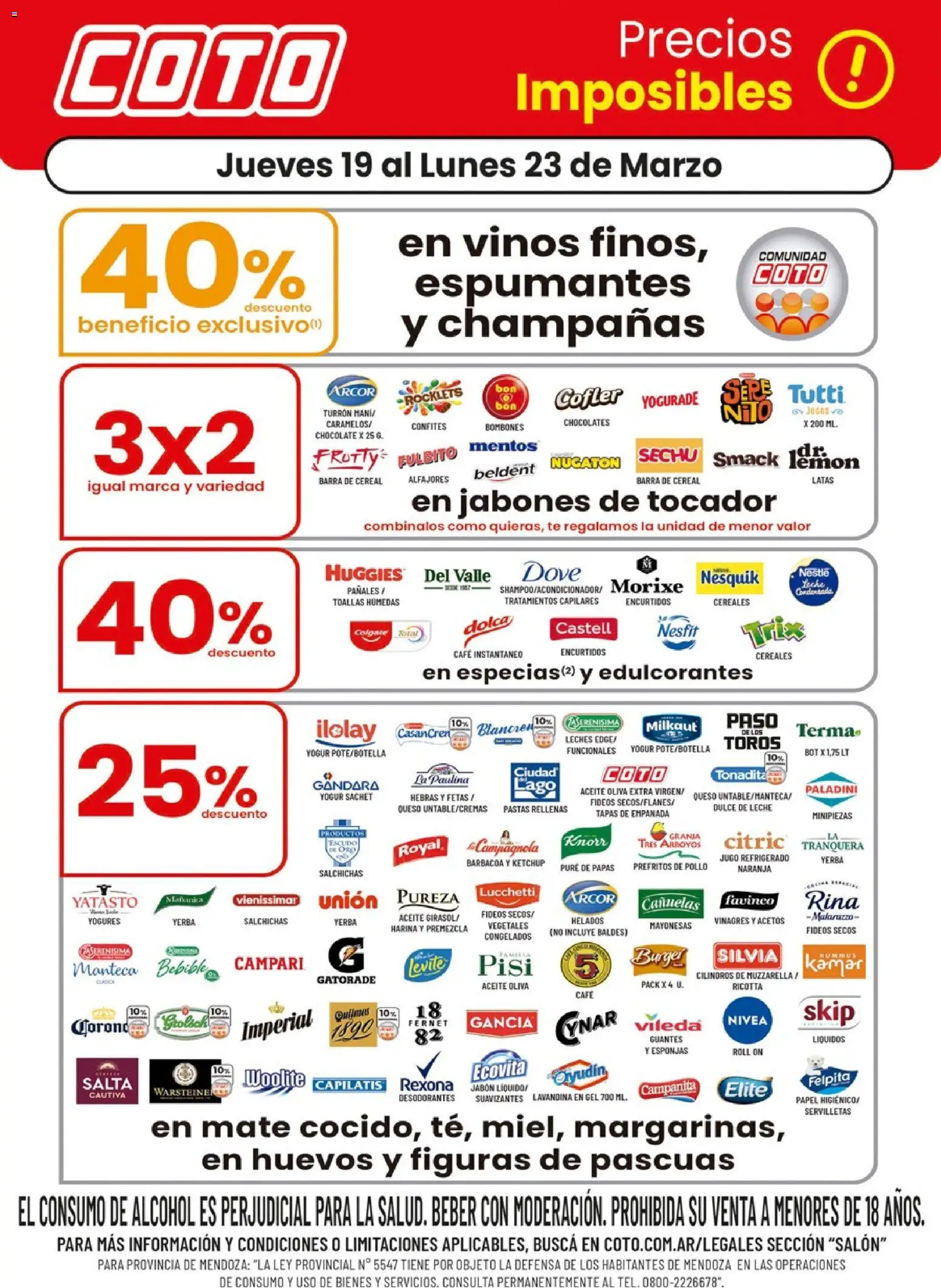 Vista previa del folleto de la tienda Coto válido desde el 19/03/2026 