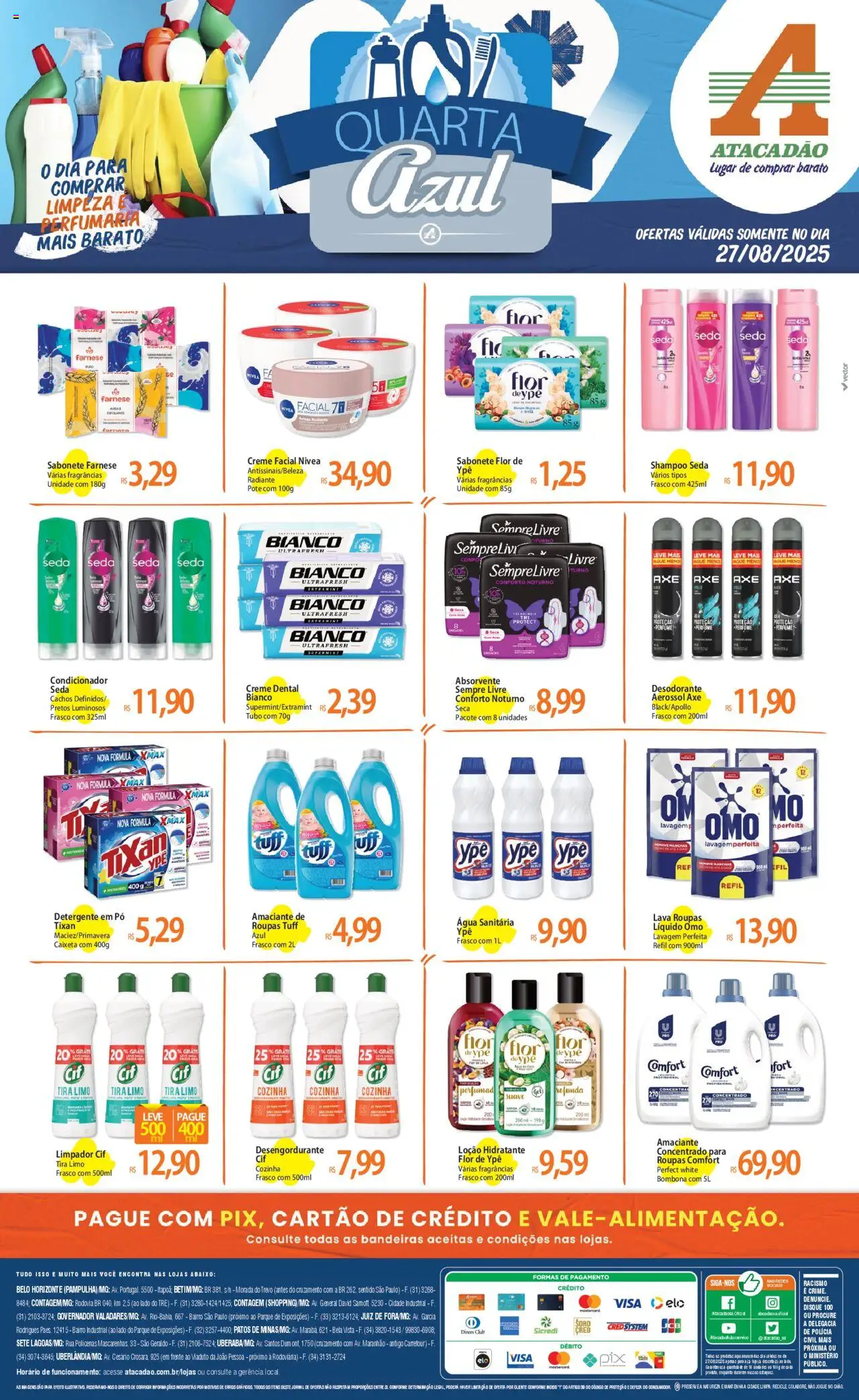 Atacadão folheto "Ofertas - MG" válido a partir de 27/08/2025 - número de página 1