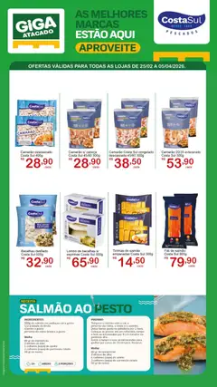 Pré-Visualização do folheto "GIGA Atacado ofertas Costa Sul" da loja GIGA Atacado válido a partir de 25/02/2026