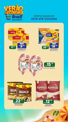 Pré-Visualização do folheto "Ofertas da semana" da loja Brasil Atacadista válido a partir de 05/01/2026