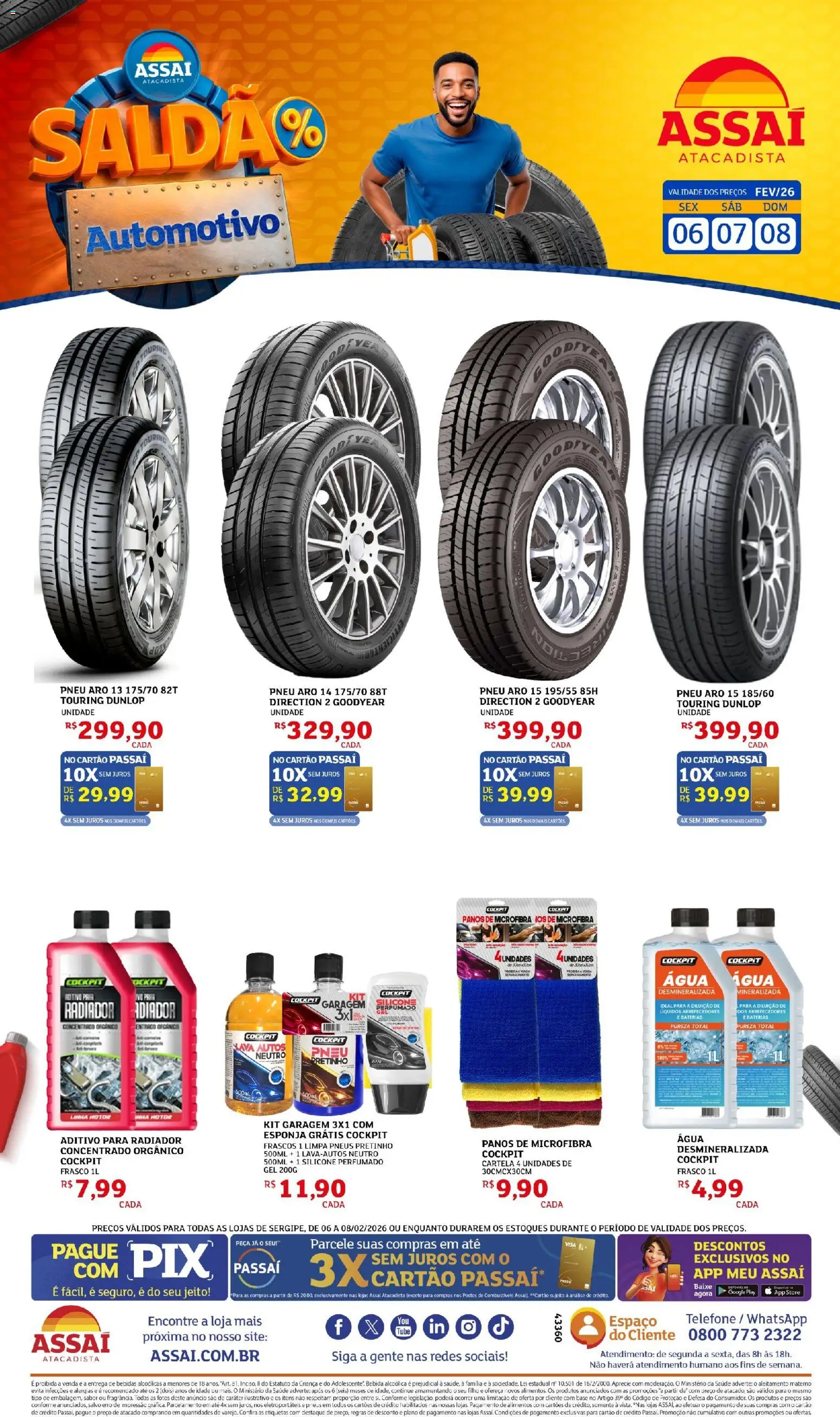 Pré-Visualização do folheto "Encarte - SE" da loja Assaí Atacadista válido a partir de 06/02/2026