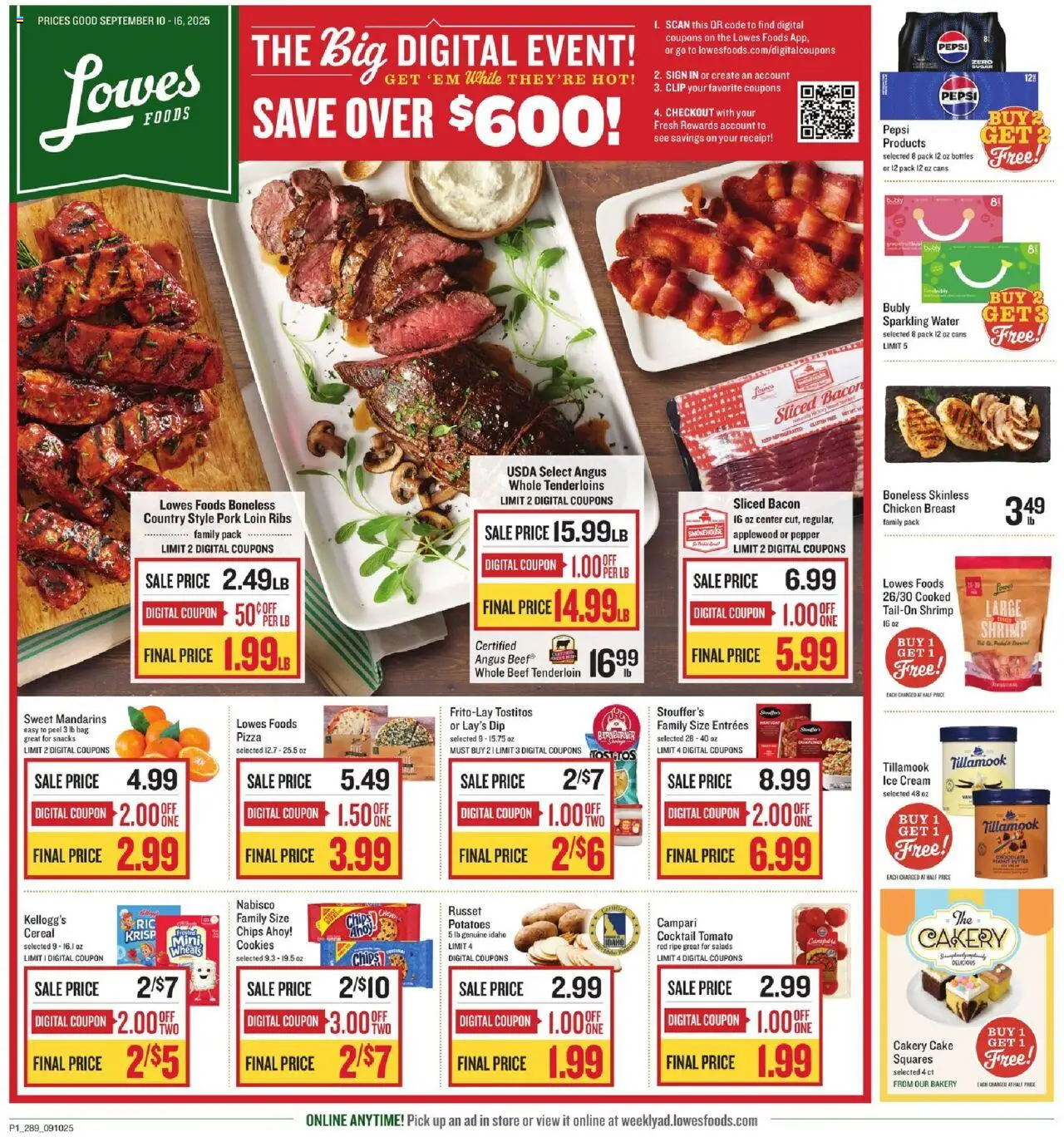 Lowes Foods Weekly Ad - GA from 09/10/2025 - Flyer - Page number 1