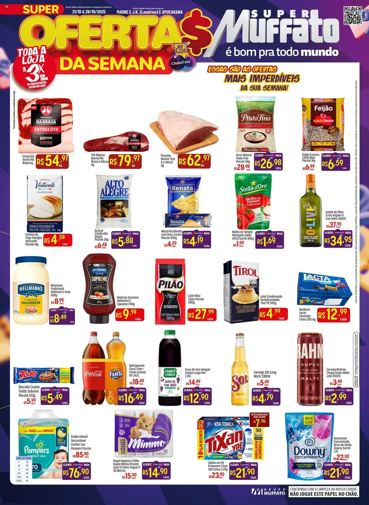 Super Muffato folheto "Ofertas da semana" válido a partir de 21/10/2025 - número de página 1
