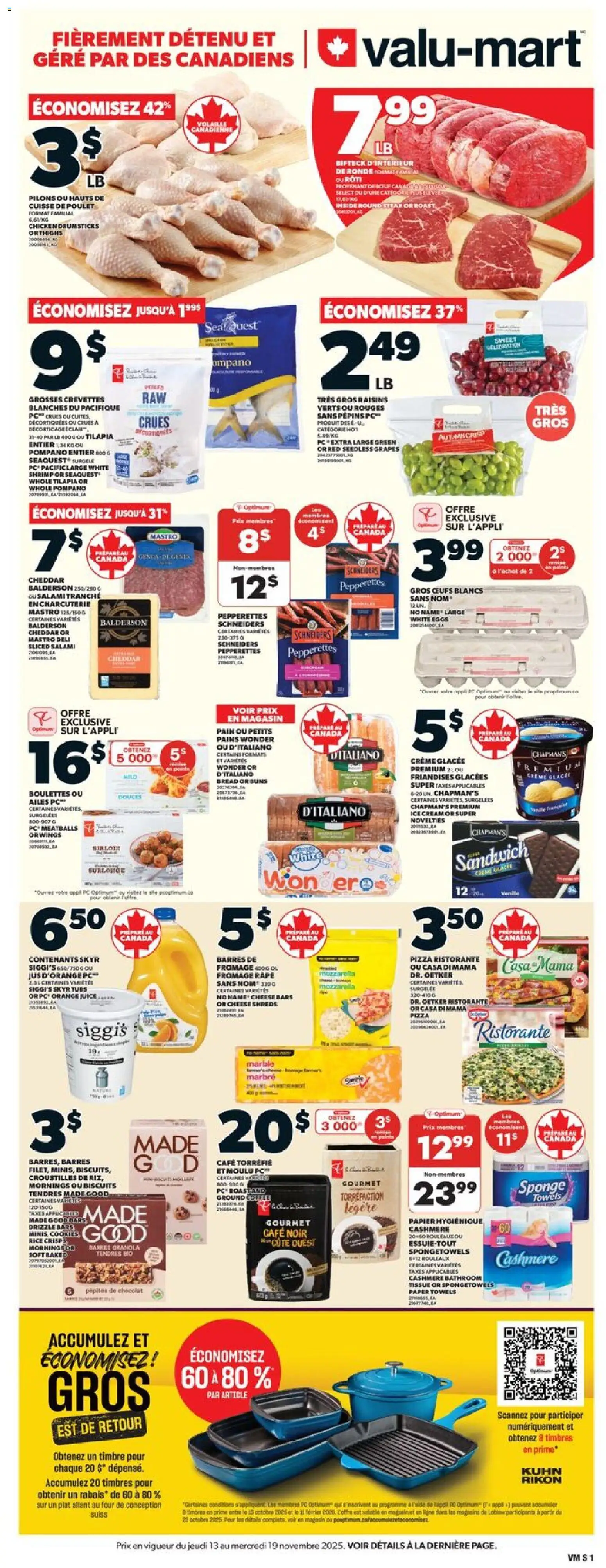 Preview of leaflet Circulaire from shop Valu Mart is valid from Nov 13, 2025