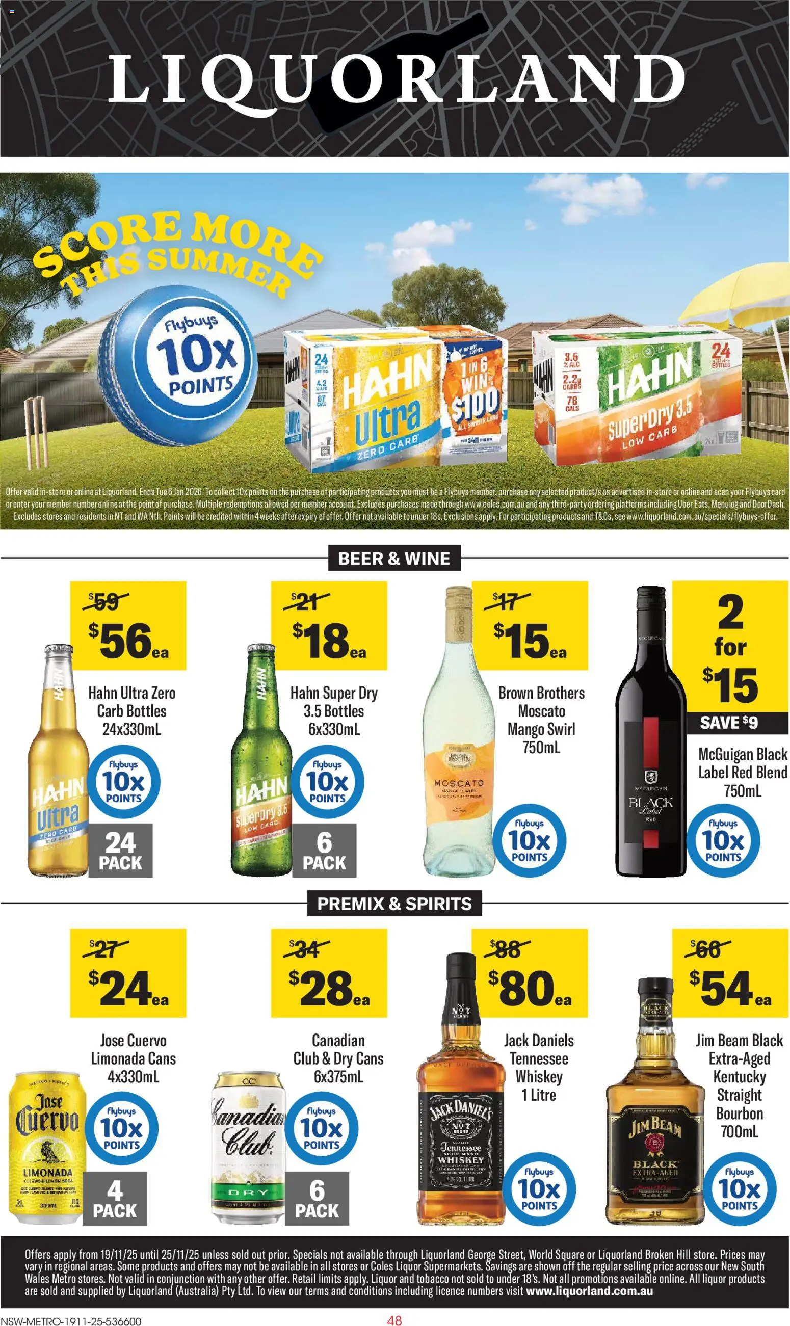 Preview of catalogue Catalogue from shop Liquorland valid 19/11/2025