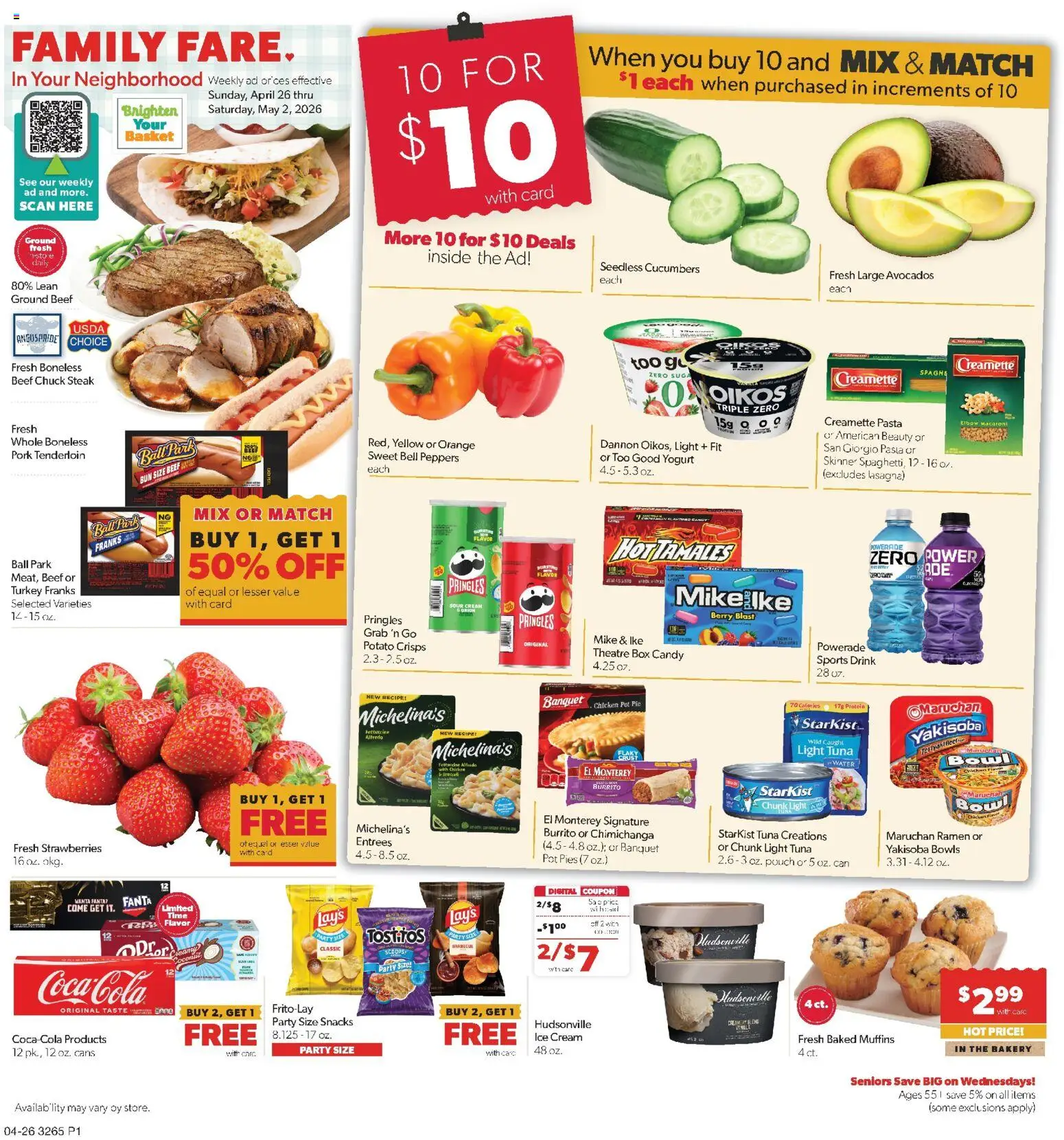 Ad Preview of Family Fare Family Fare Weekly Ad - SD from 04/26/2026