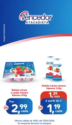 Pré-Visualização do folheto "Ofertas da semana" da loja Vencedor Atacadista válido a partir de 19/01/2026