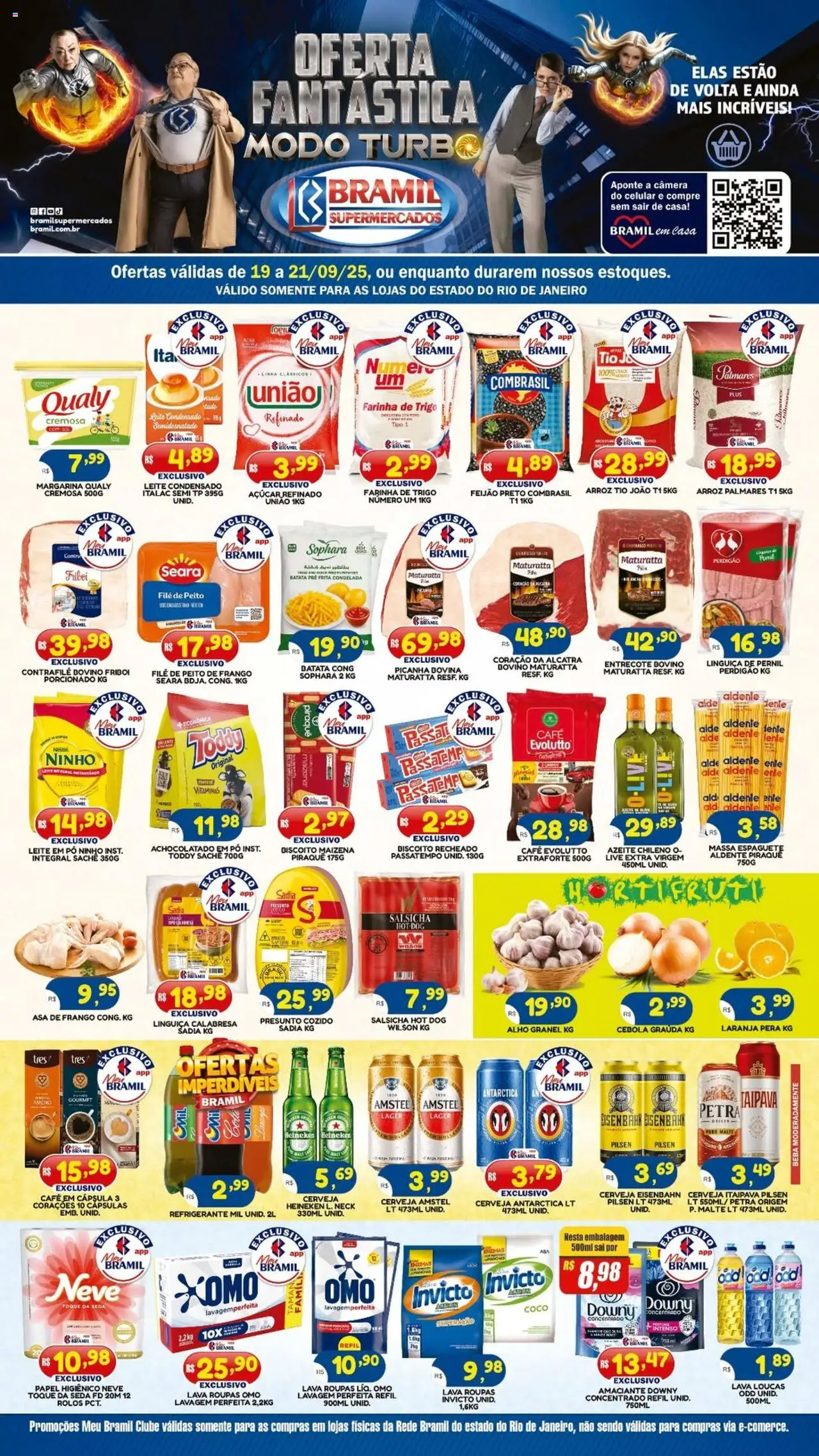Bramil Supermercados folheto "Ofertas da semana" válido a partir de 19/09/2025 - número de página 1