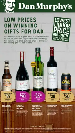 Preview of catalogue Catalogue WA from shop Dan Murphy's valid 21/08/2025