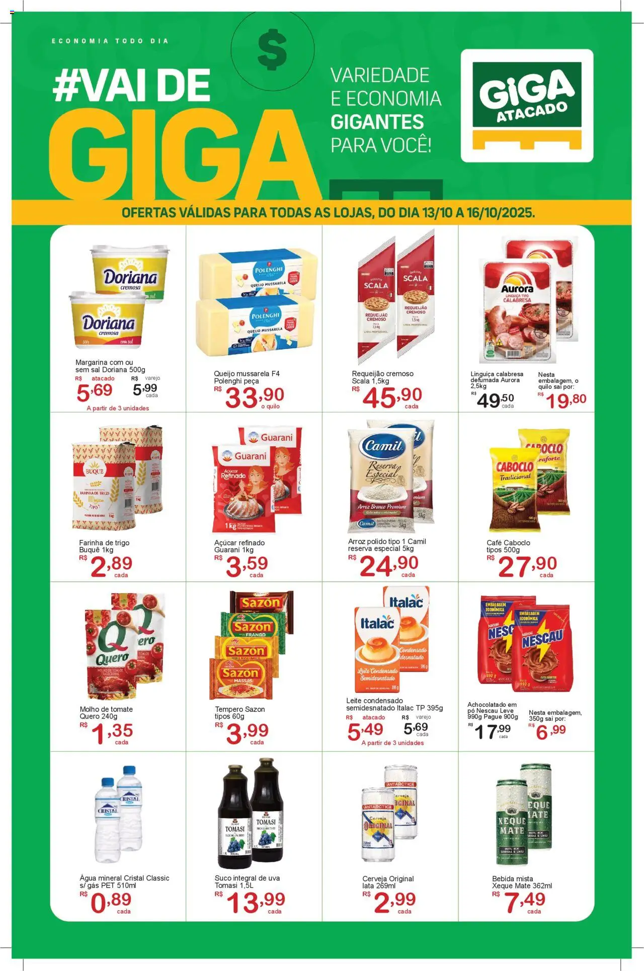 GIGA Atacado folheto "Ofertas da semana" válido a partir de 13/10/2025 - número de página 1