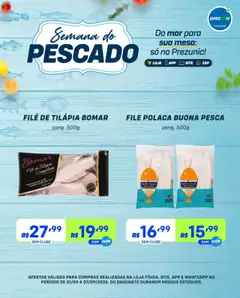 Pré-Visualização do folheto "Encarte Semana do Pescado" da loja Prezunic válido a partir de 01/09/2025