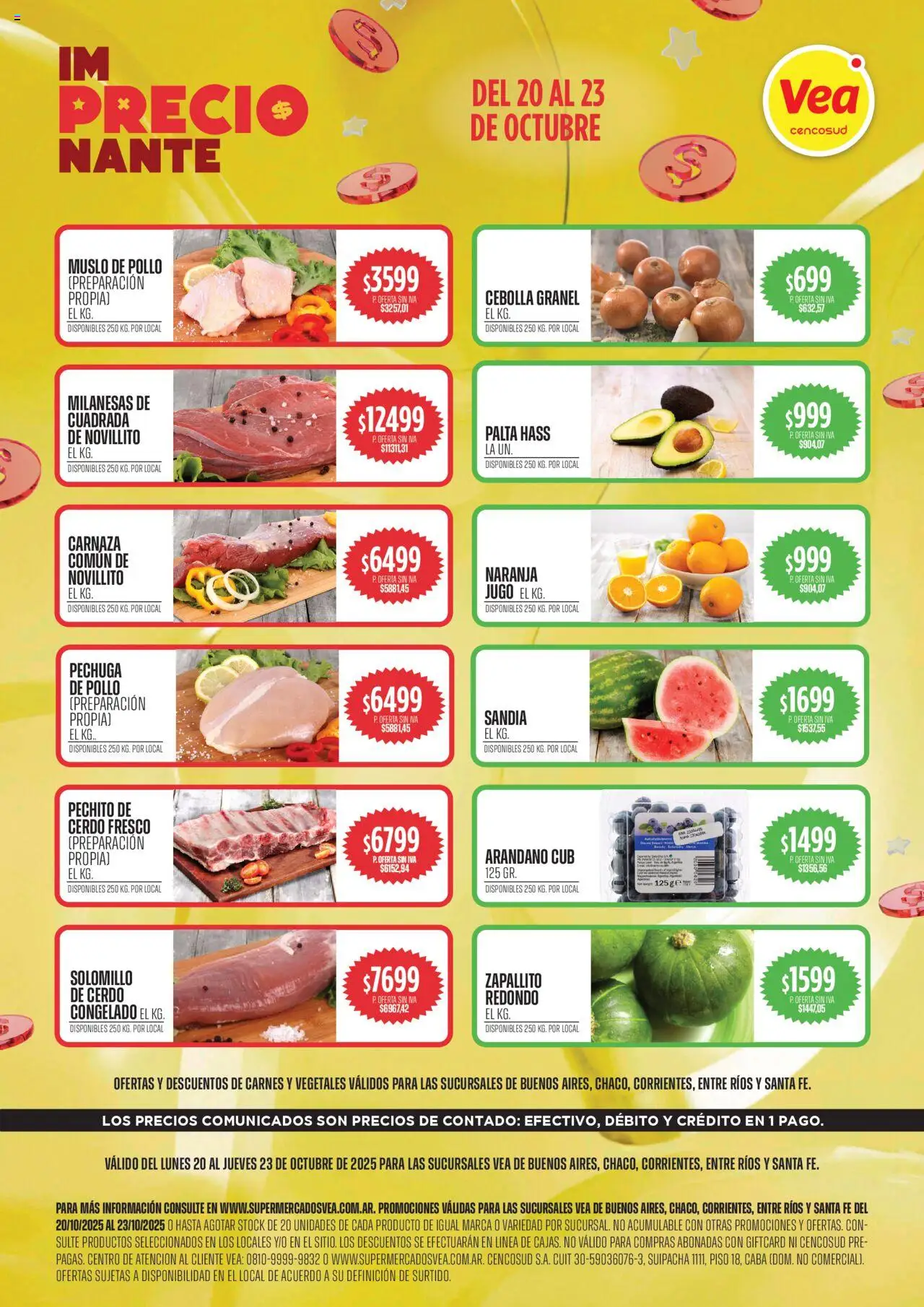 Vea Ofertas del 20/10/2025 >> Catálogo