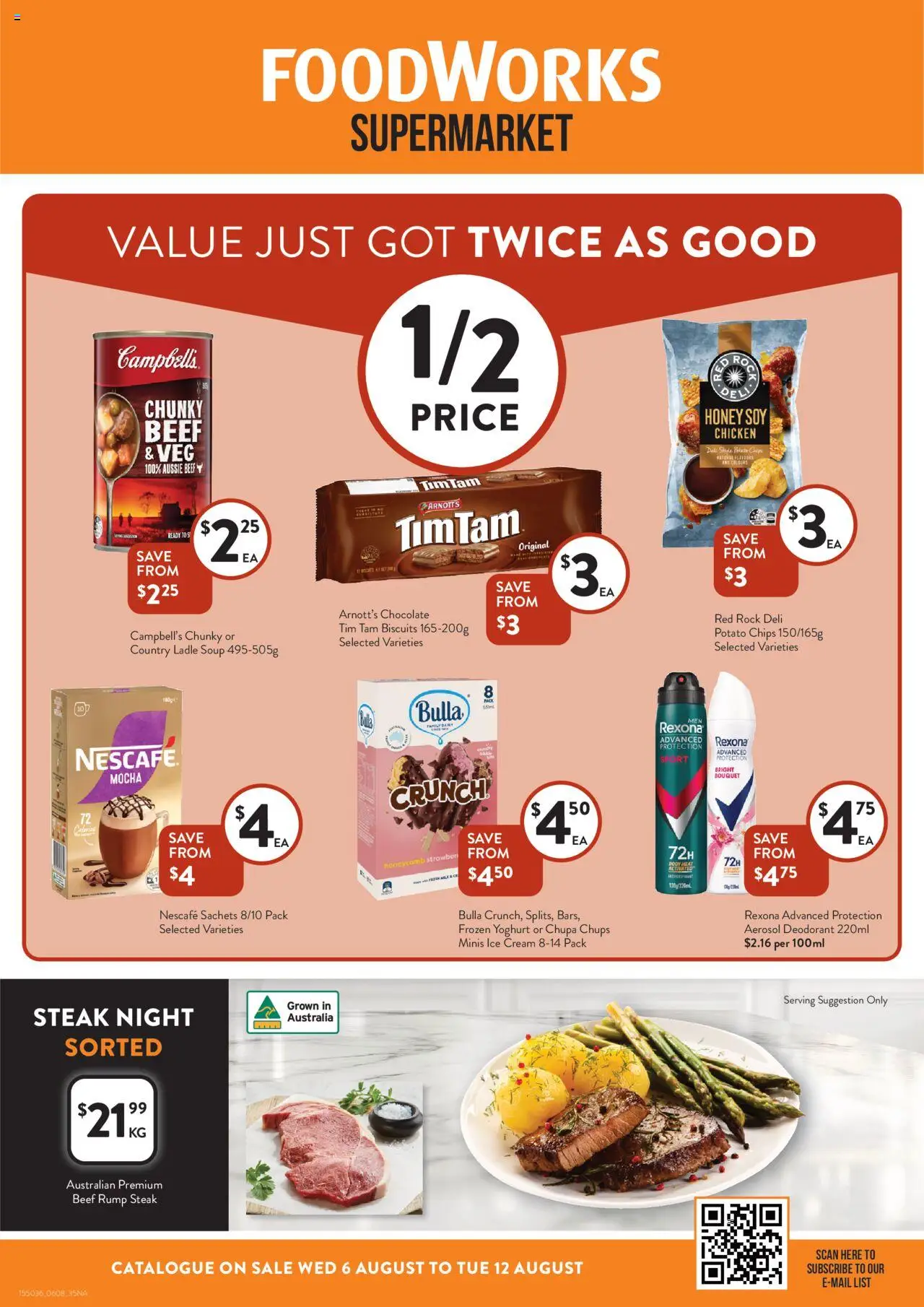 Foodworks catalogue valid from 06/08/2025 - page 1