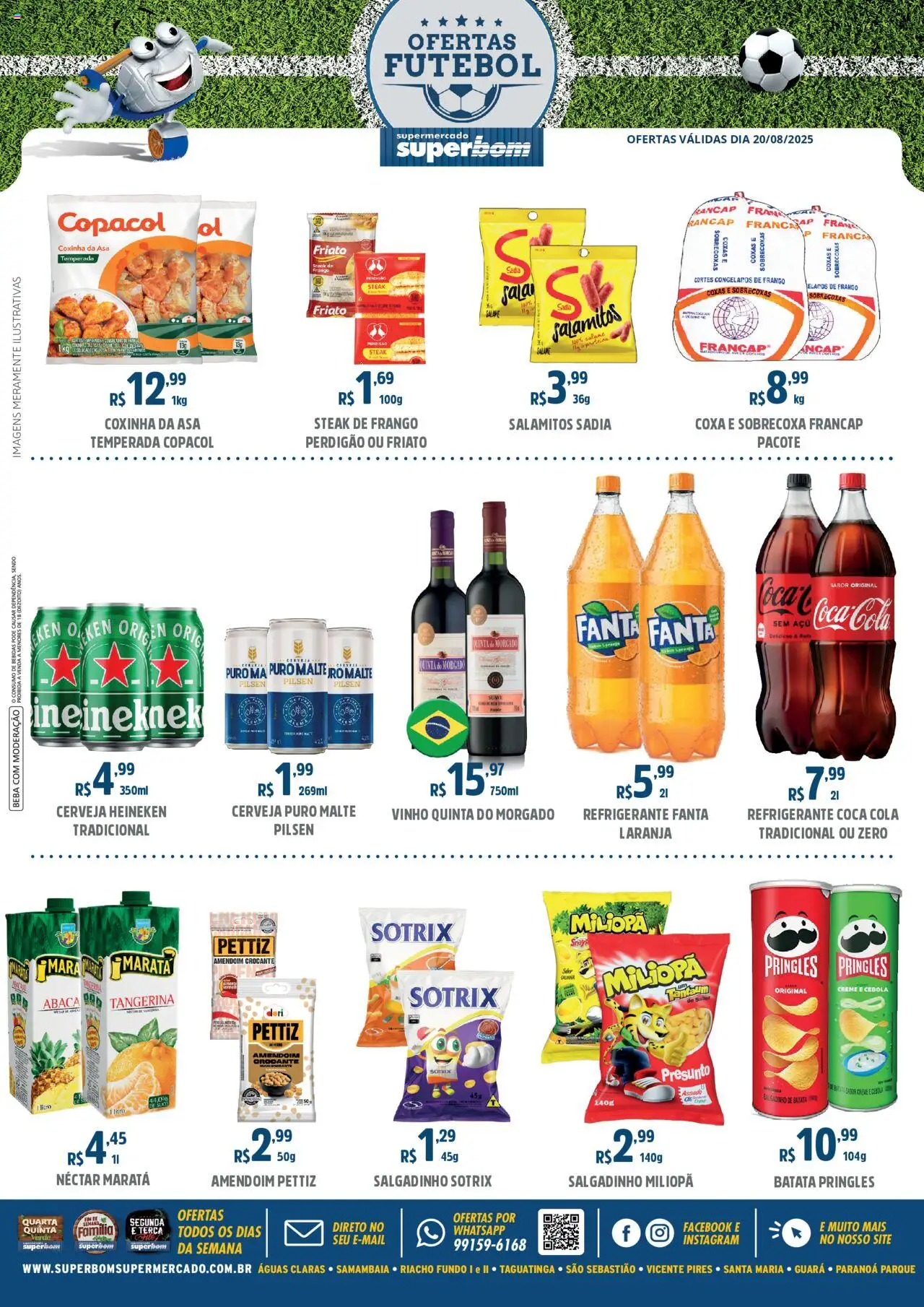 Superbom folheto "Ofertas Futebol" válido a partir de 20/08/2025 - número de página 1