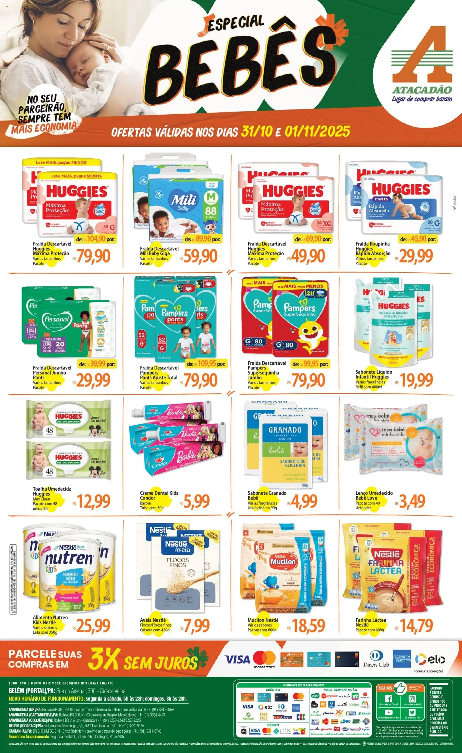 Pré-Visualização do folheto "Ofertas - PA" da loja Atacadão válido a partir de 31/10/2025