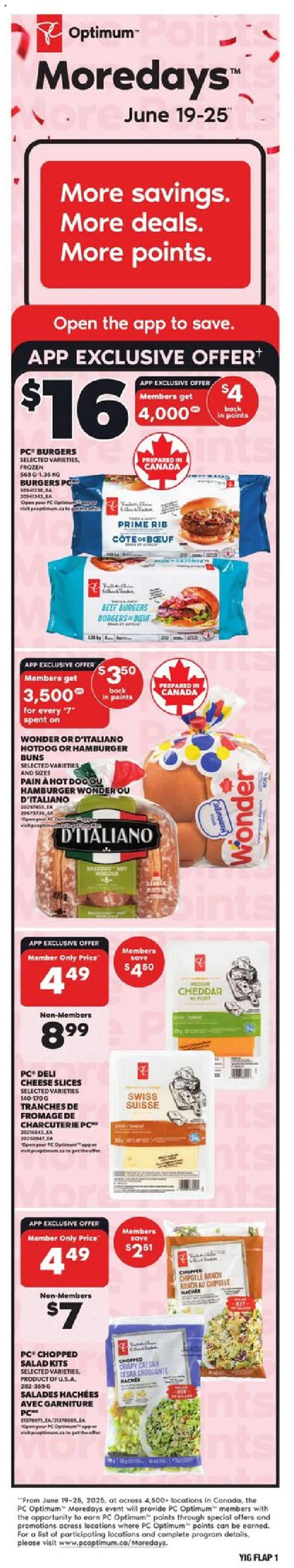 Independent Grocer flyer valid from Jun 19, 2025 - page number 1