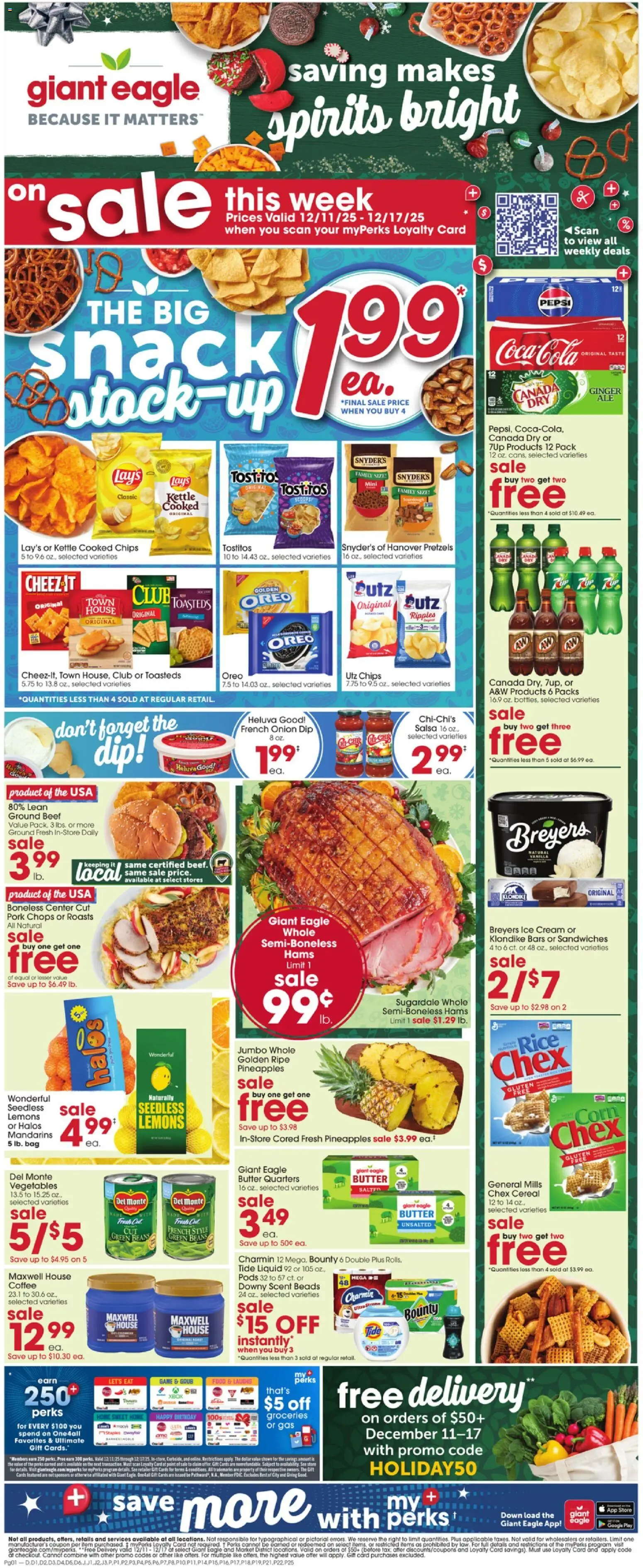 Ad Preview of Giant Eagle Weekly Ad from 12/11/2025