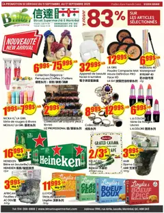 Un aperçu du dépliant Weekly flyer / circulaire du magasin Btrust Supermarket est valide à partir 11 sept. 2025
