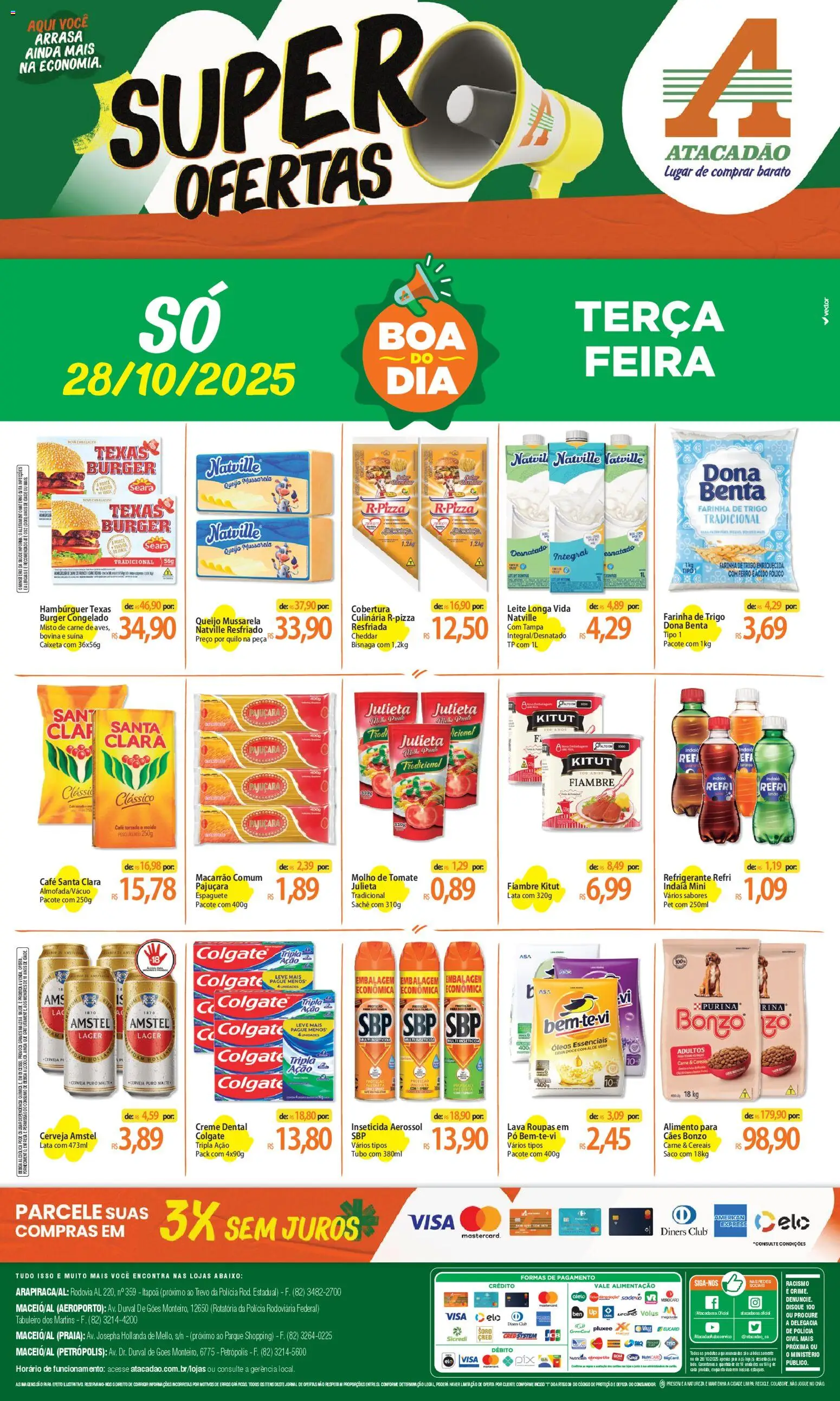 Atacadão folheto "Ofertas - AL" válido a partir de 28/10/2025 - número de página 1