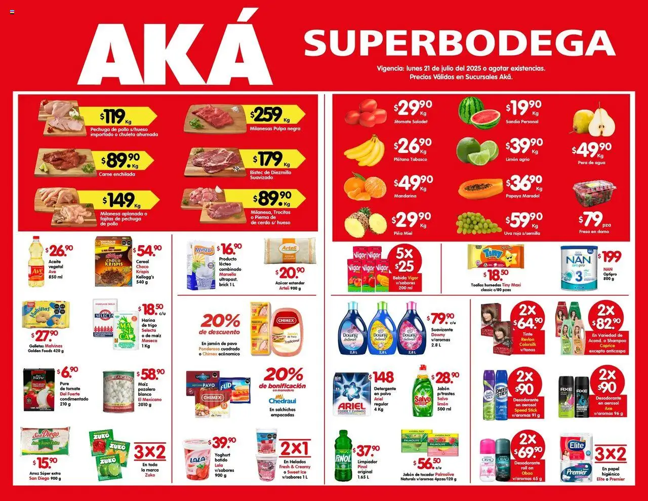Folleto Super Bodega Arteli y sus promociones válidas desde el 21/07/2025 - Número de página 1